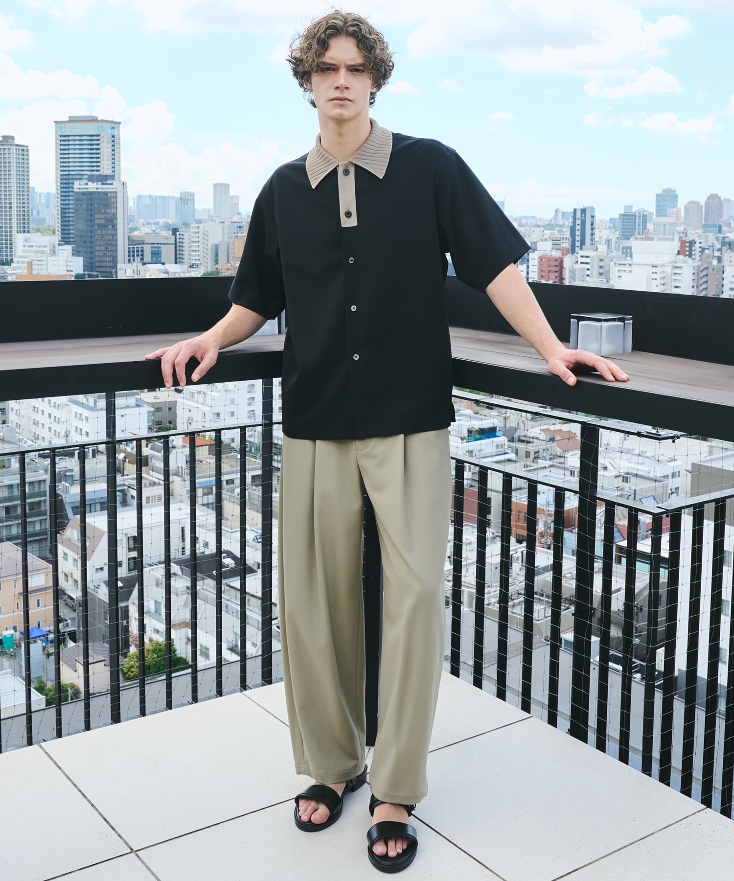 ハイツイスト バレルチノパンツ