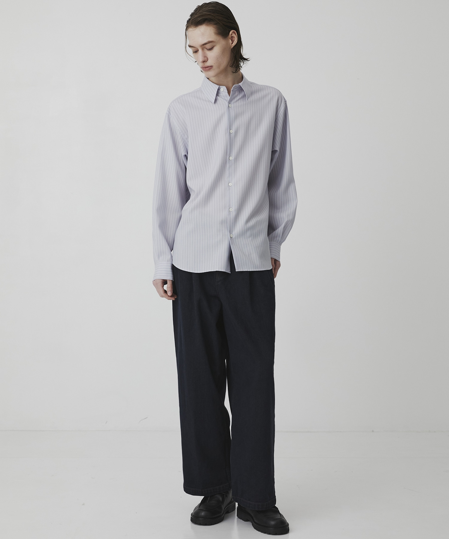 〈WEB限定｜先行予約〉SUPER 120's TECH WOOL シャツ