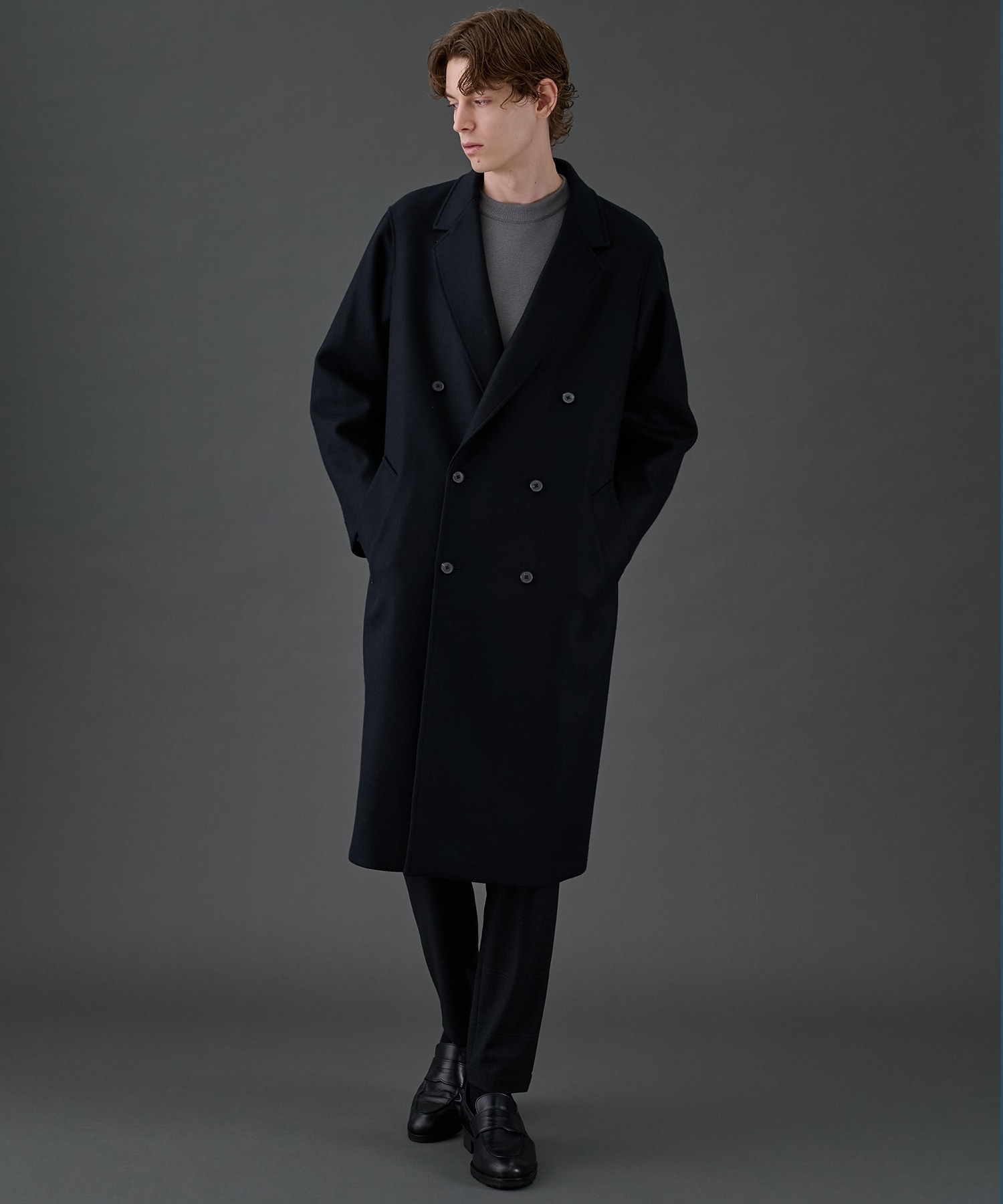 超撥水 SUPER 140's ダブルチェスターコート