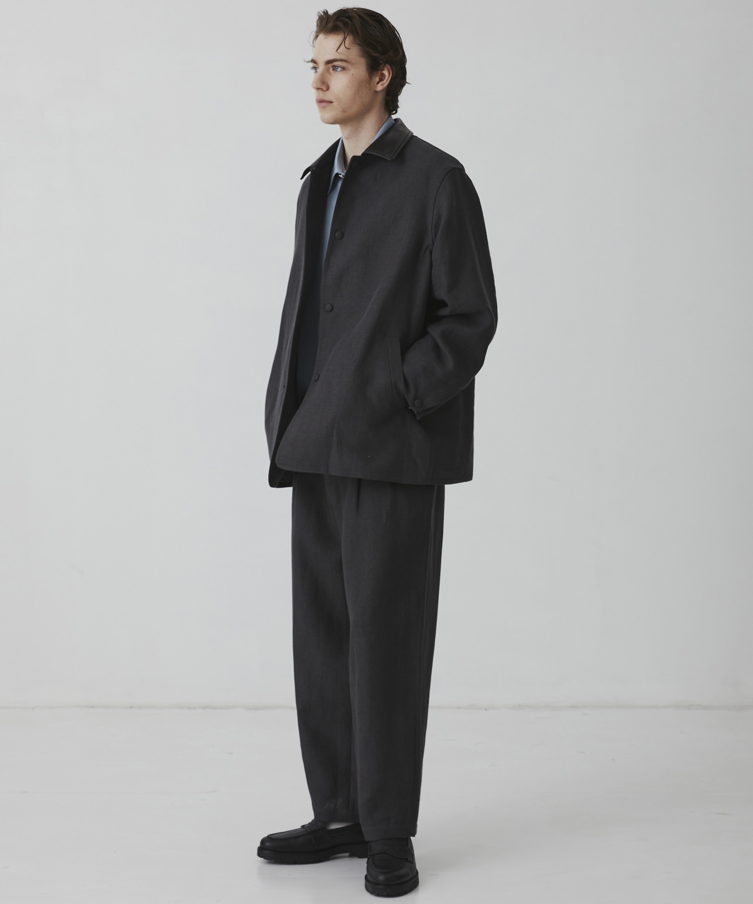 FRENCH LINEN CANVAS WORK PANTS