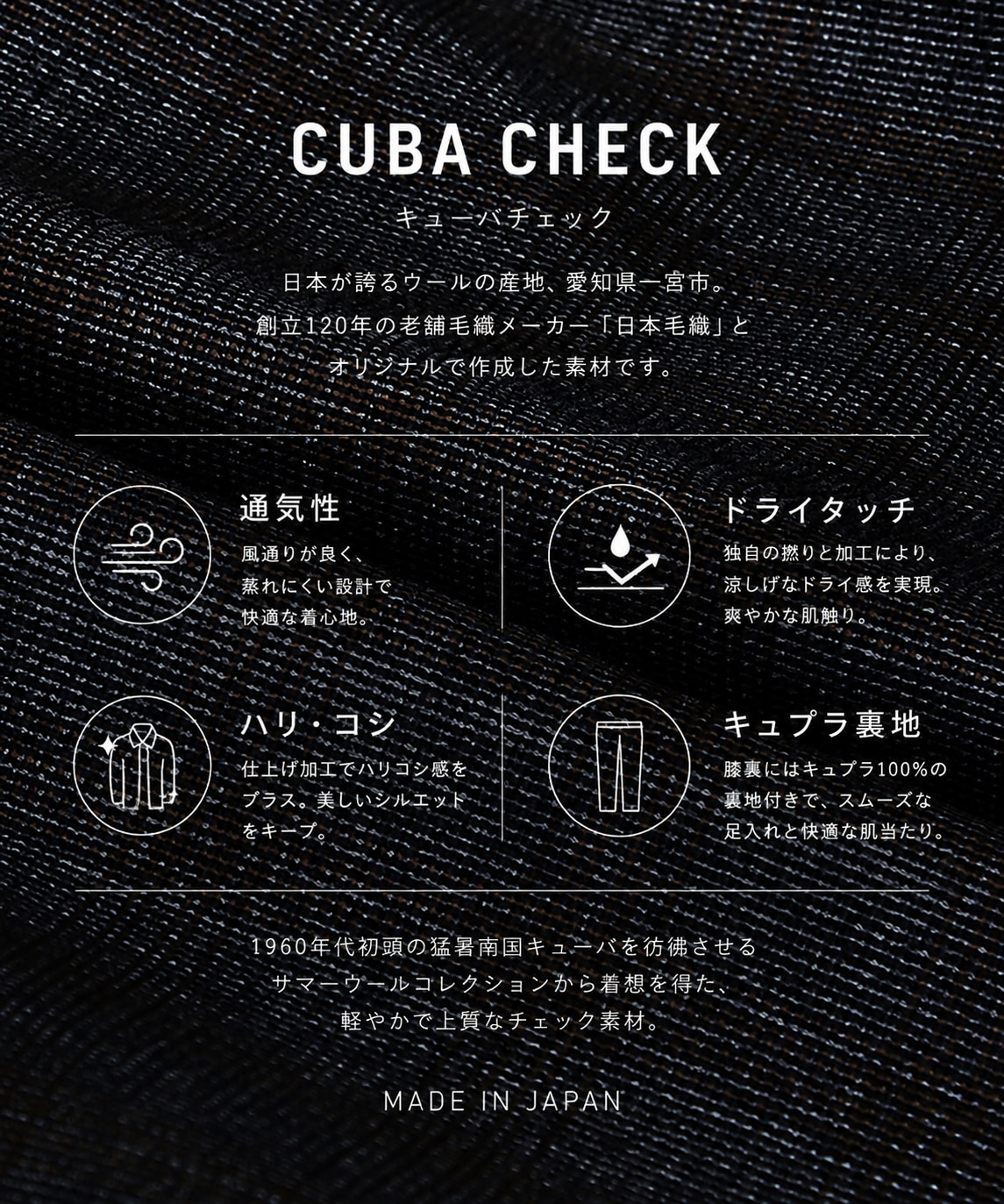〈数量限定〉CUBA CHECK ハリントンブルゾン