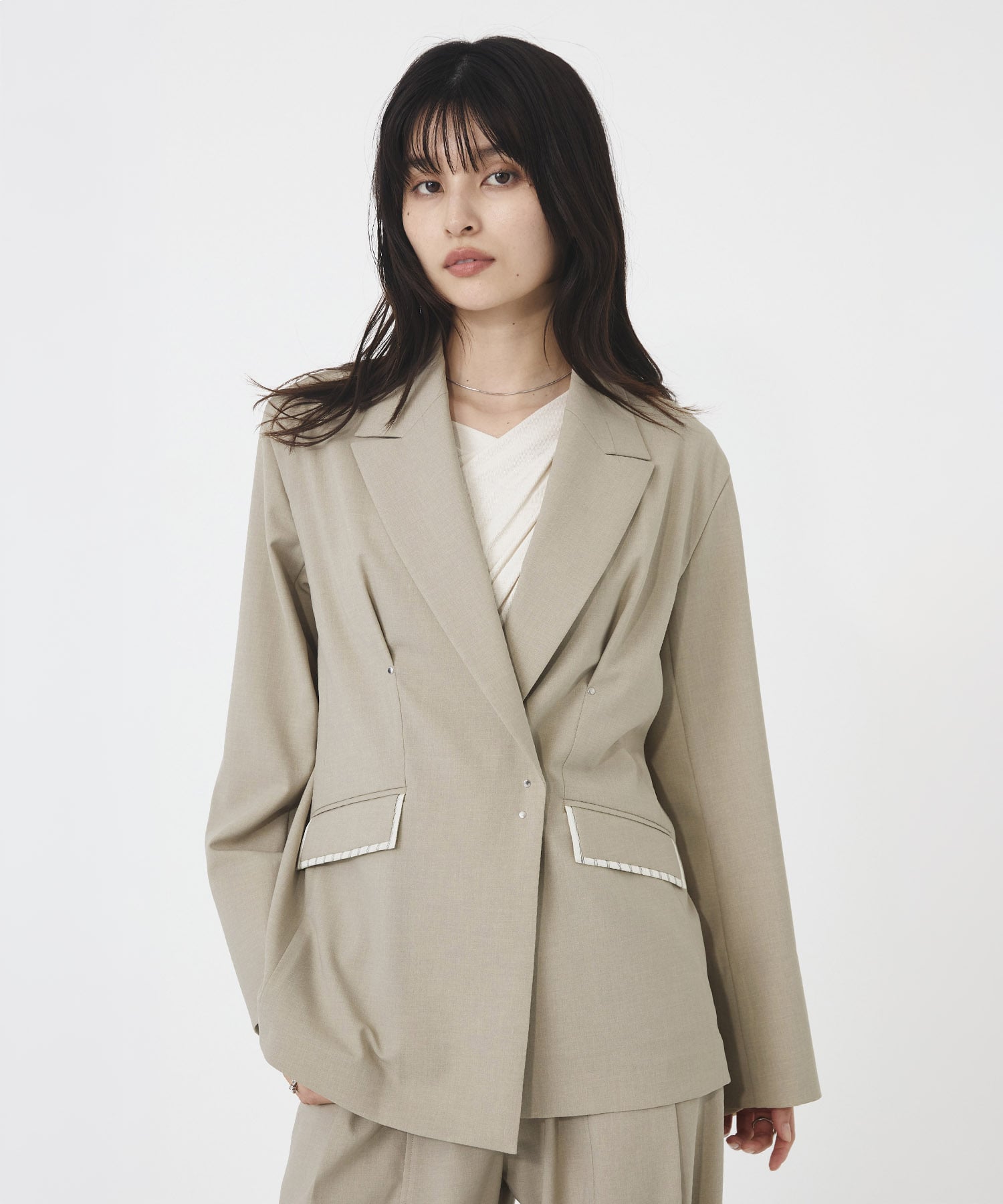 ＜セットアップ対応＞カシメタックマチジャケット