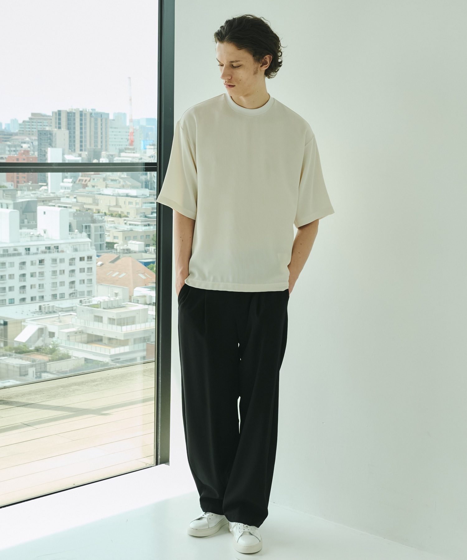 COLD DRY PLEATS Tシャツ