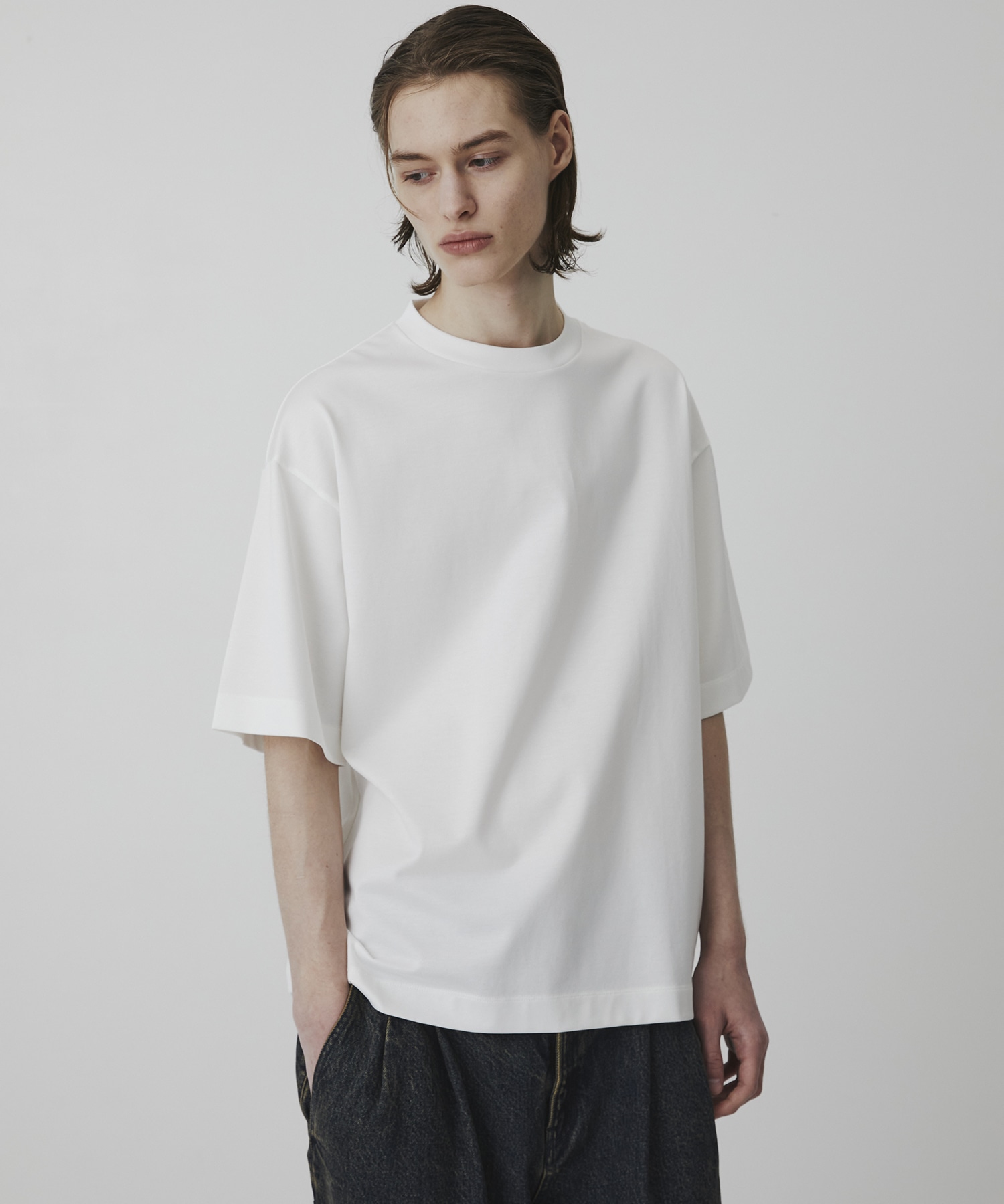 SEA ISLAND COTTON リラックスTシャツ
