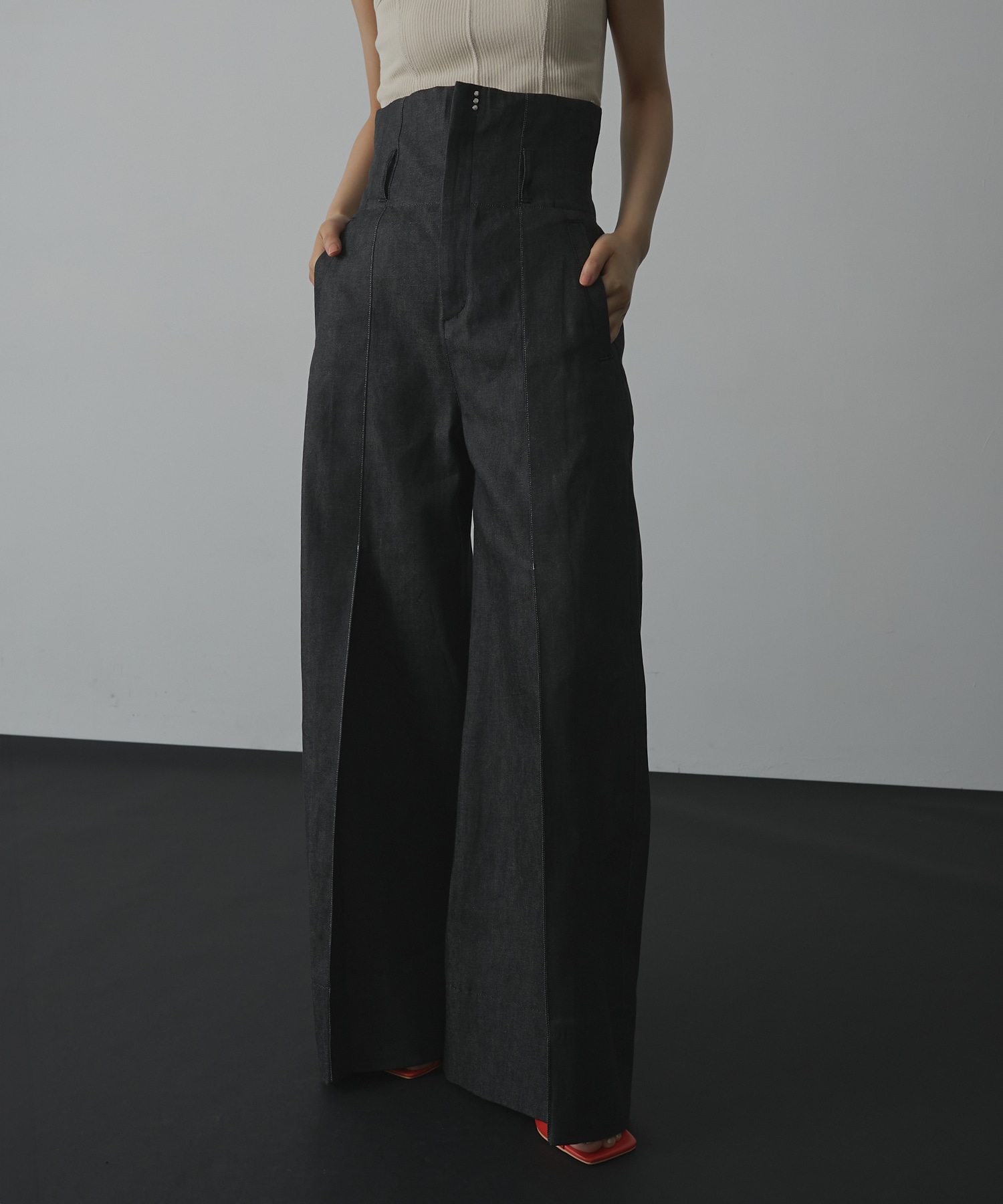 2way Waist Stretch Jeans