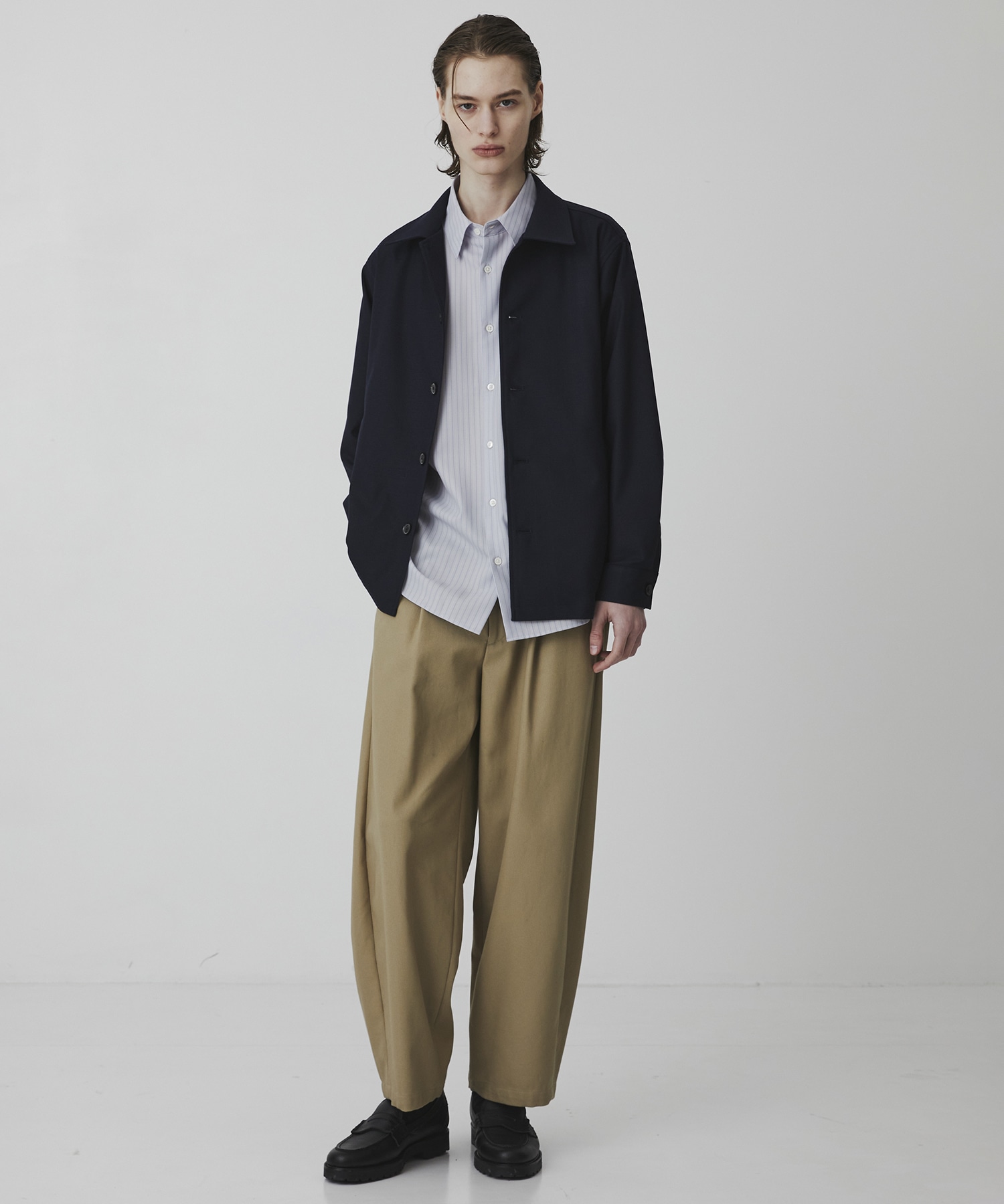 〈WEB限定｜先行予約〉SUPER 120's TECH WOOL シャツ