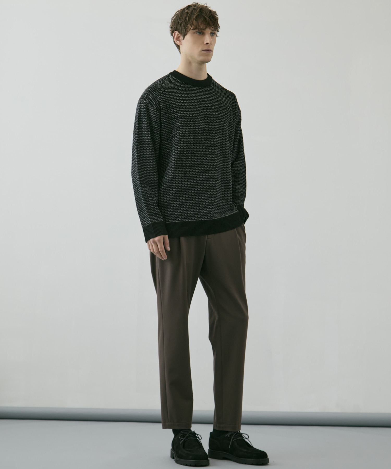 〈残りわずか｜再入荷なし〉アウトラスト ジャガード クルーネックニット