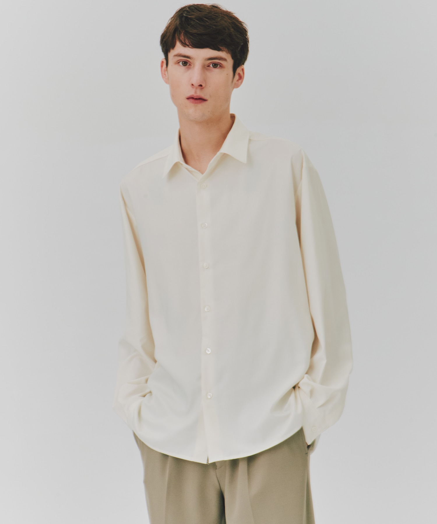 〈WEB限定〉DRY RAYON  リラックスシャツ