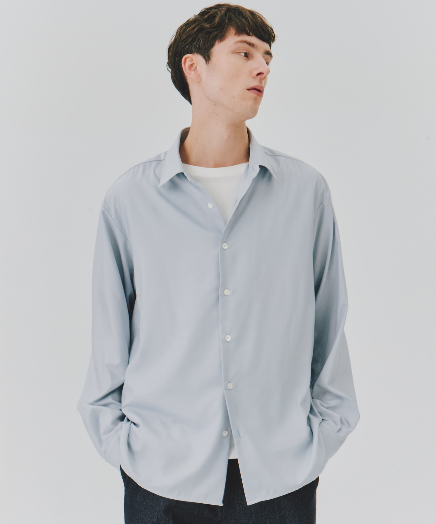 〈WEB限定〉DRY RAYON  リラックスシャツ