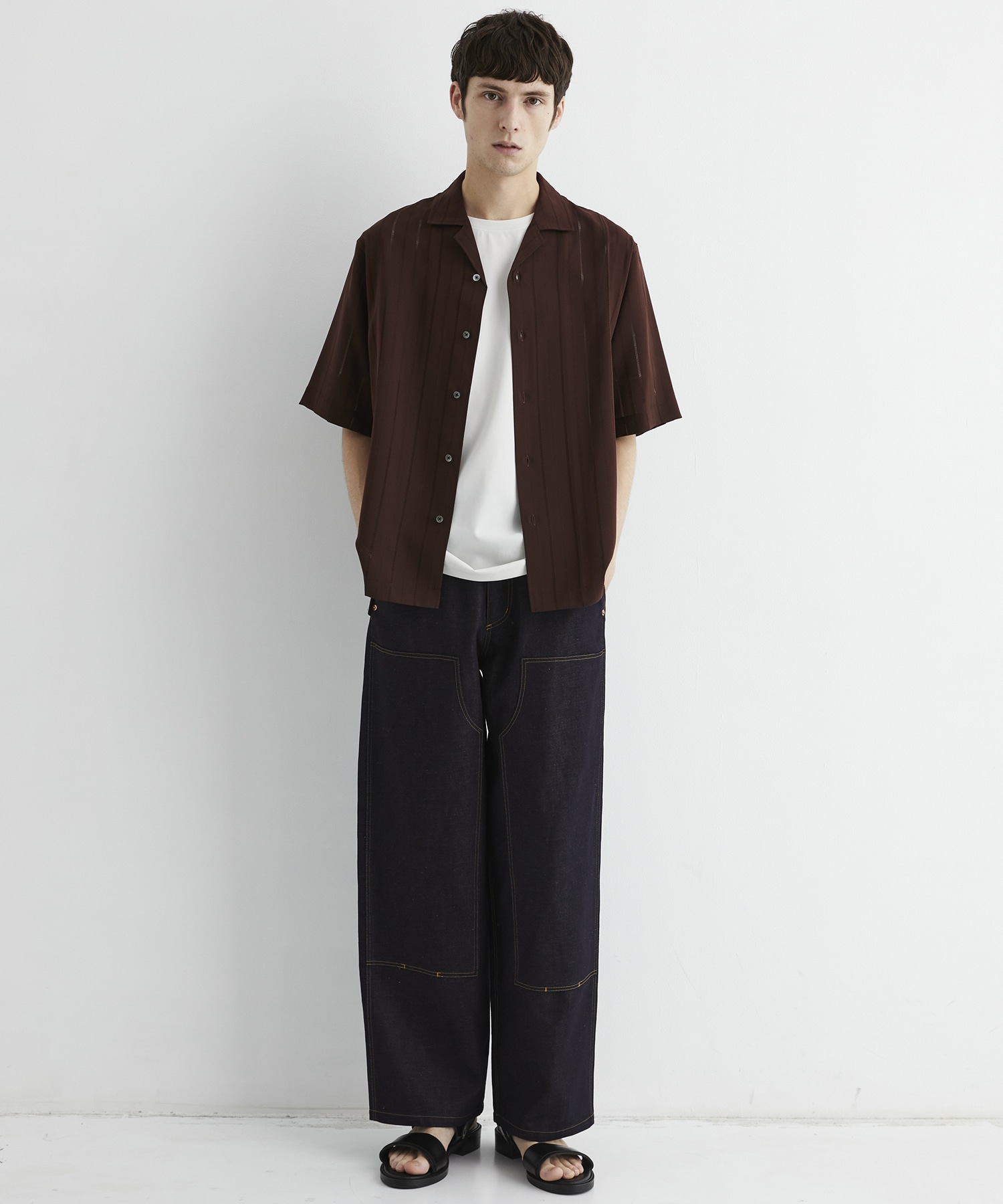9.5oz LINEN DENIM ペインターパンツ