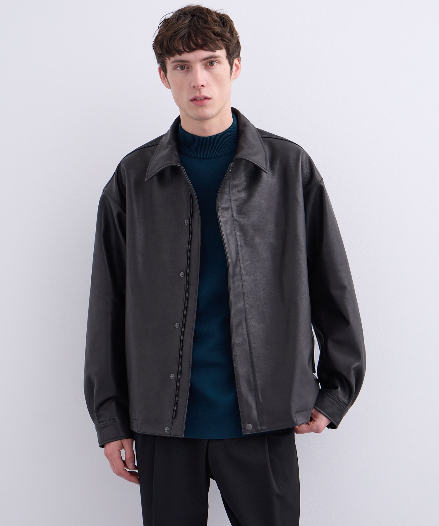 【美品】UNITED TOKYO レザーコンビボンディングブルゾン UNITED TOKYO】レザーコンビボンディングブルゾン 【公式通販】