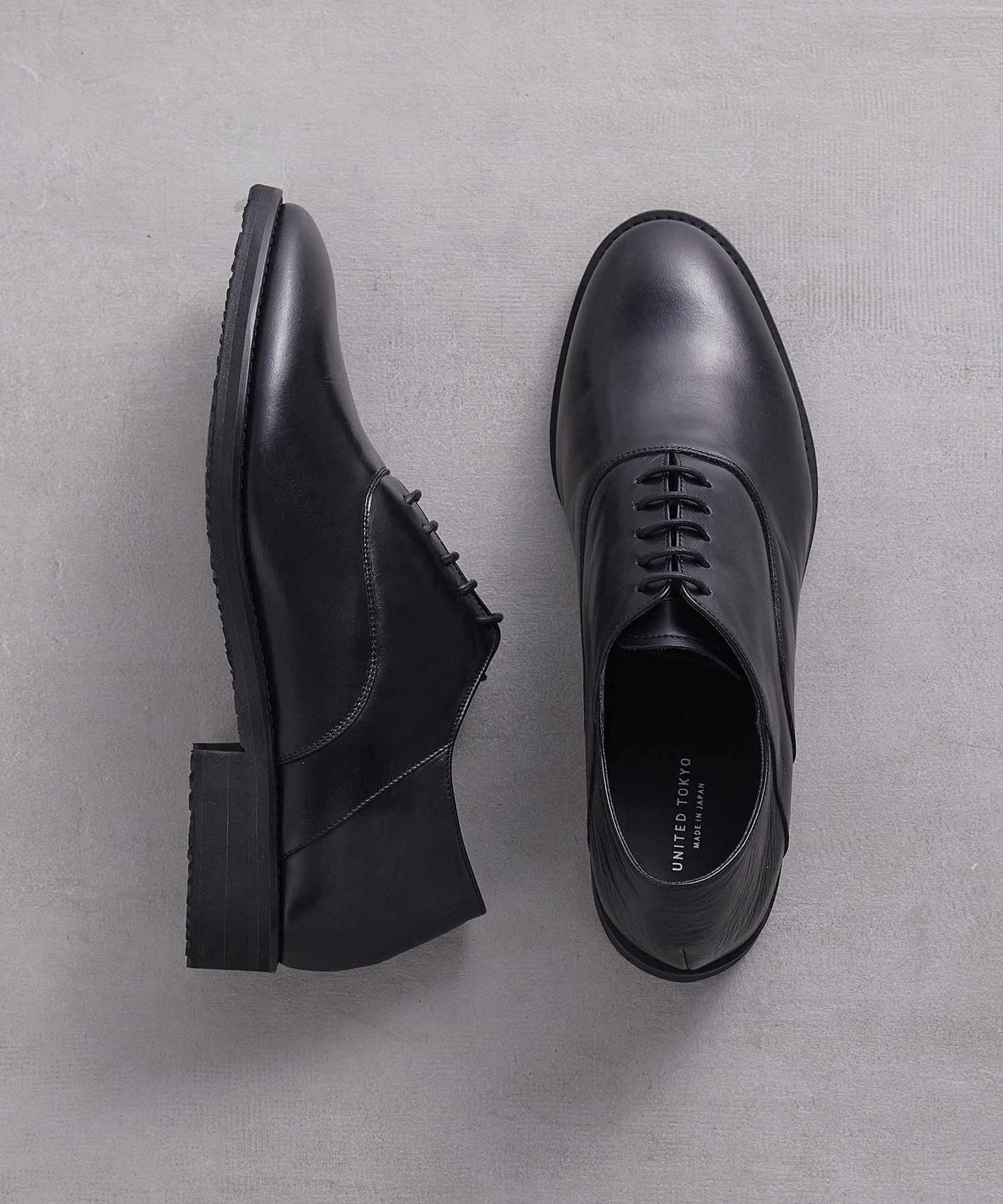 UNITED TOKYO 黒レザーシューズ (税込) - 靴