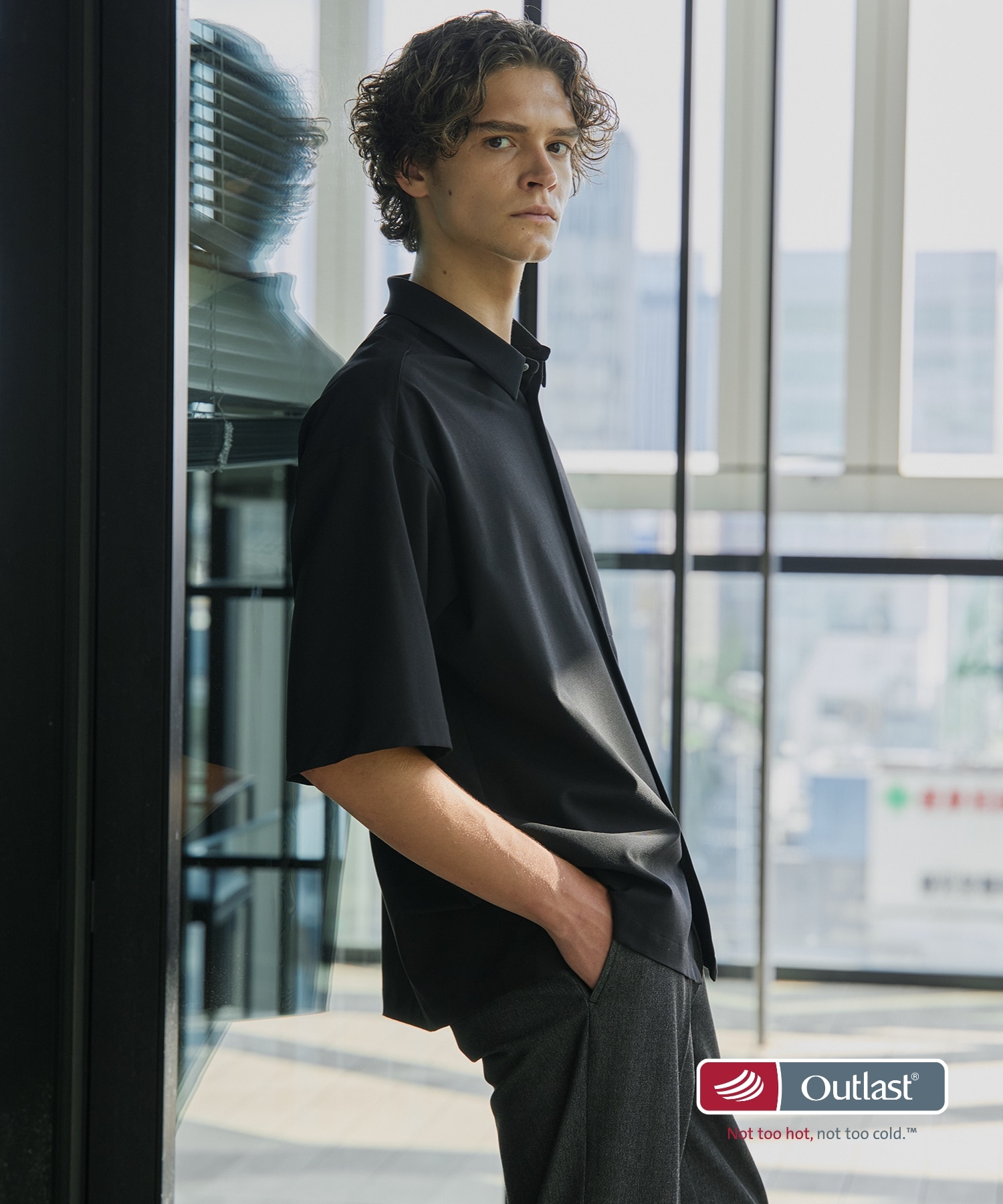 新発売】アウトラスト レギュラーカラーシャツ(1 DARK GREY