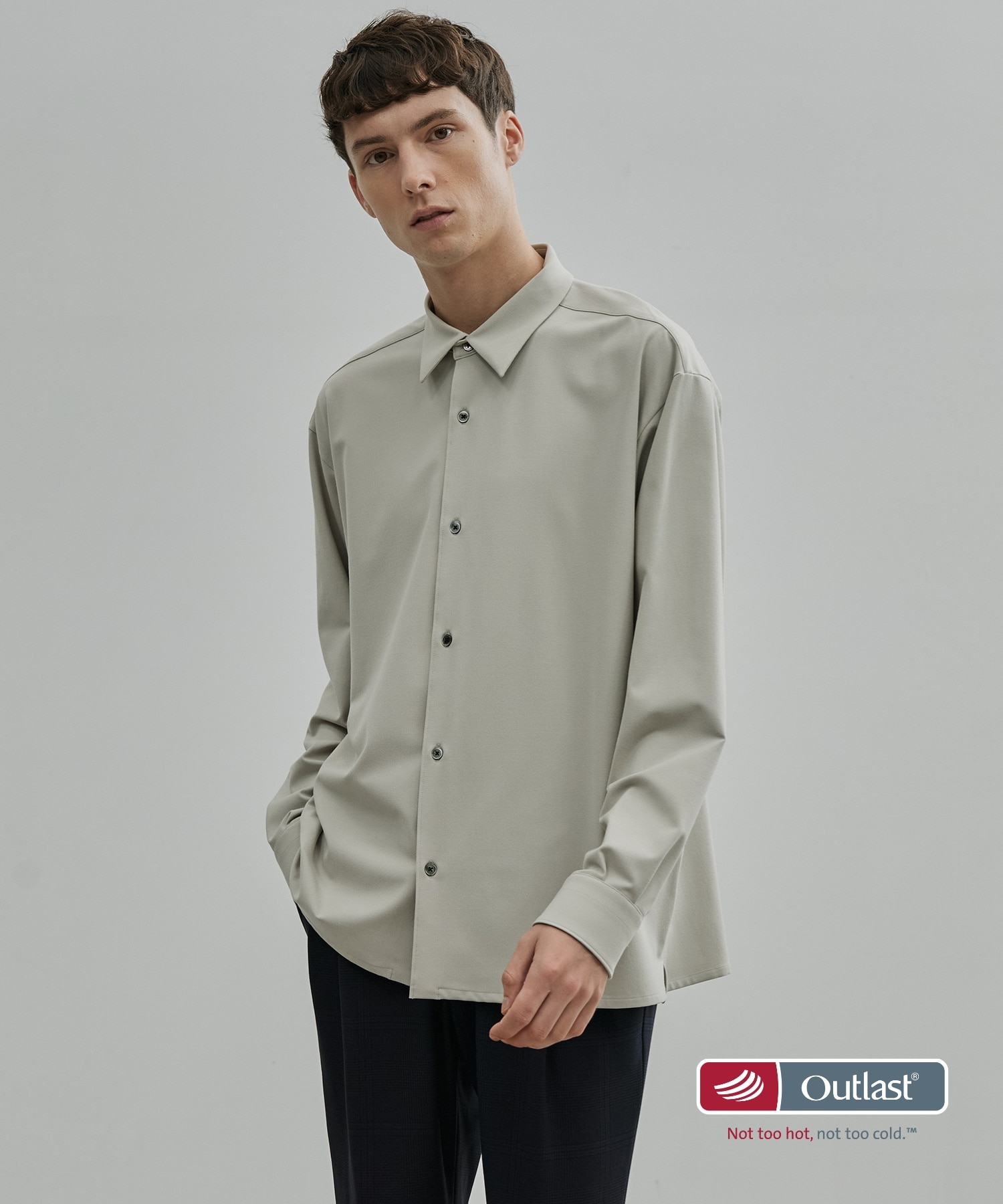 新発売〉アウトラストロングスリーブシャツ(1 LIGHT GREY