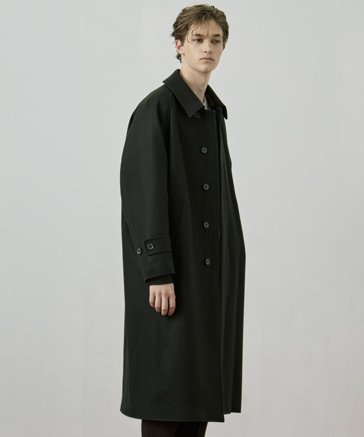 超撥水SUPER140S ステンカラーコート(1 DARK GREY): : メンズ｜UNITED