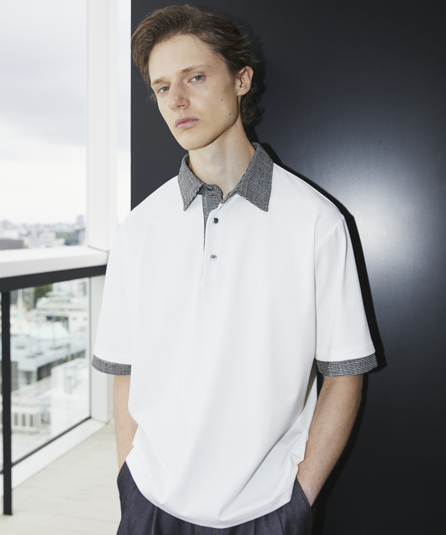 レイヤードラガーポロシャツ(1 WHITE): : メンズ｜UNITED TOKYO ONLINE