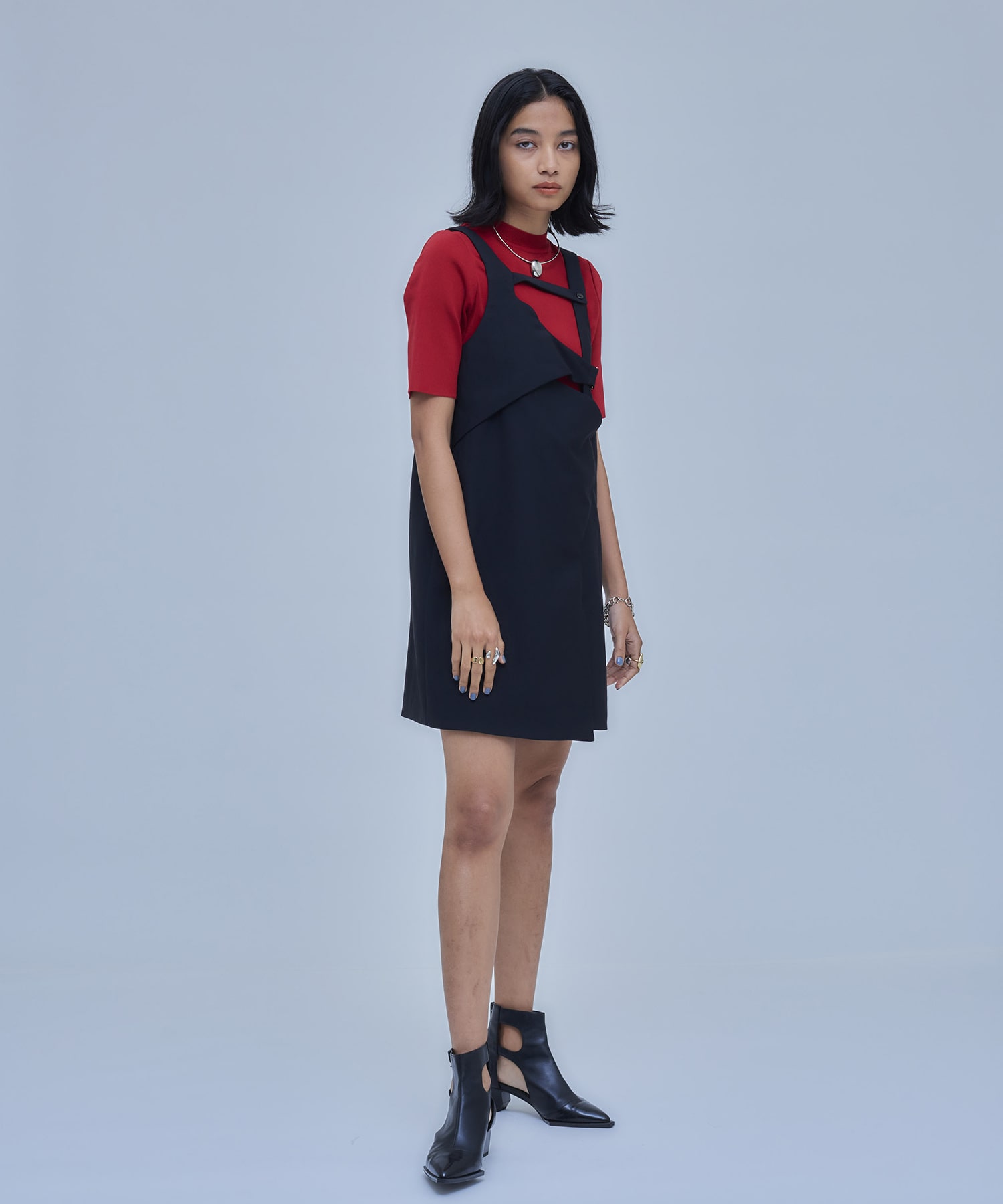 アートチュニックワンピース Free Black Womens United Tokyo Online Store