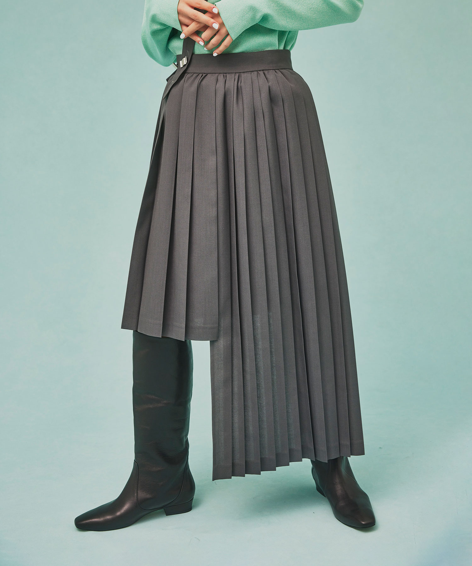 エスカリテプリーツスカート 1 Grey Womens United Tokyo Online Store エスカリテプリーツスカート 1 Grey Womens United Tokyo Online Store