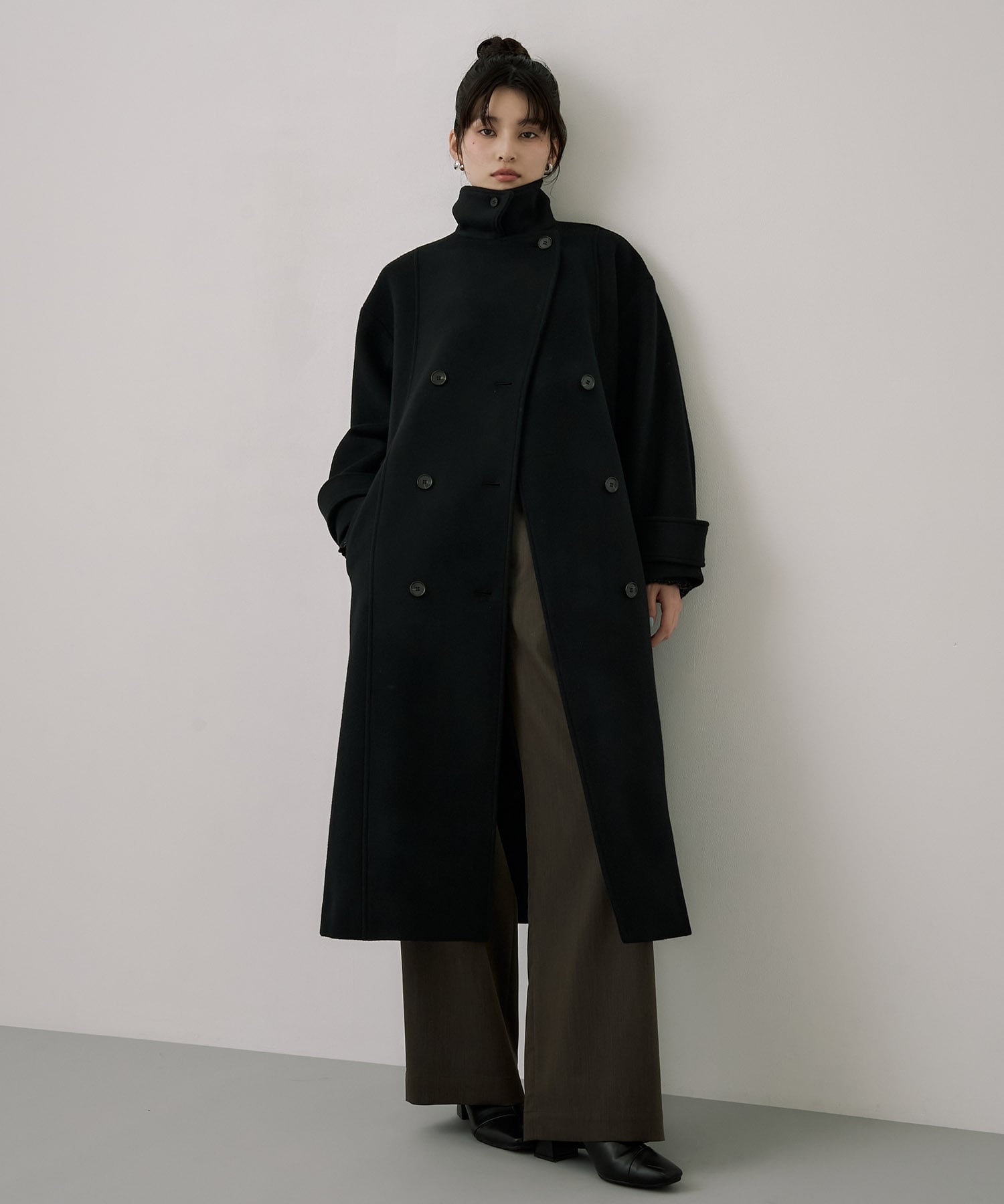 【新品未使用】UNITED TOKYO SUPER140ビッグカラーコート 残りわずか〉SUPER140ビッグカラーコート(1 IVORY): : ウィメンズ