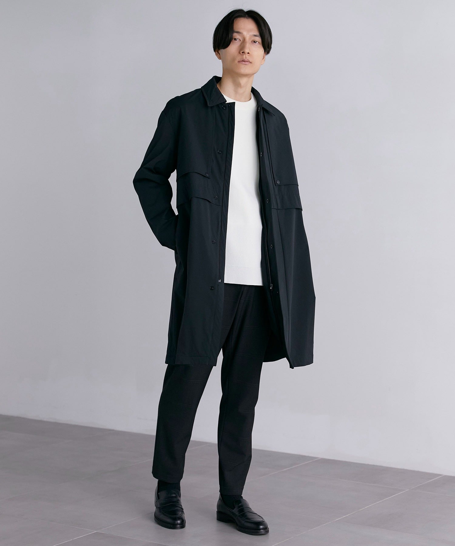 〈残りわずか〉タクティカル ステンカラーコート