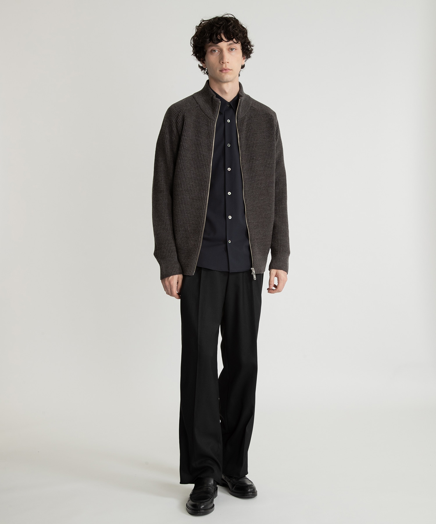 リブジップアップニット(1 GREY): : メンズ｜UNITED TOKYO ONLINE STORE