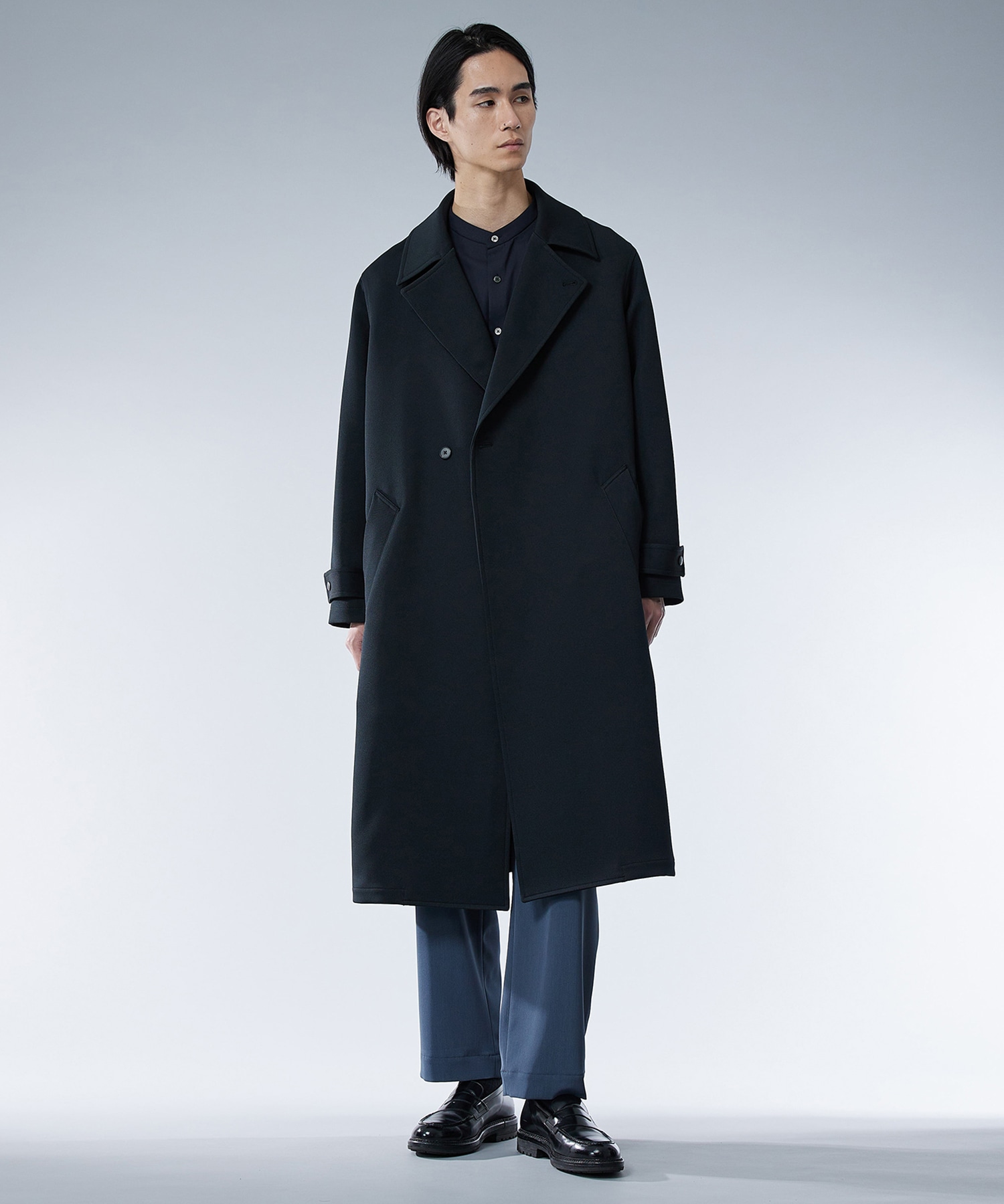 TRIPLE TWILL トレンチコート(1 BLACK): : メンズ｜UNITED TOKYO 