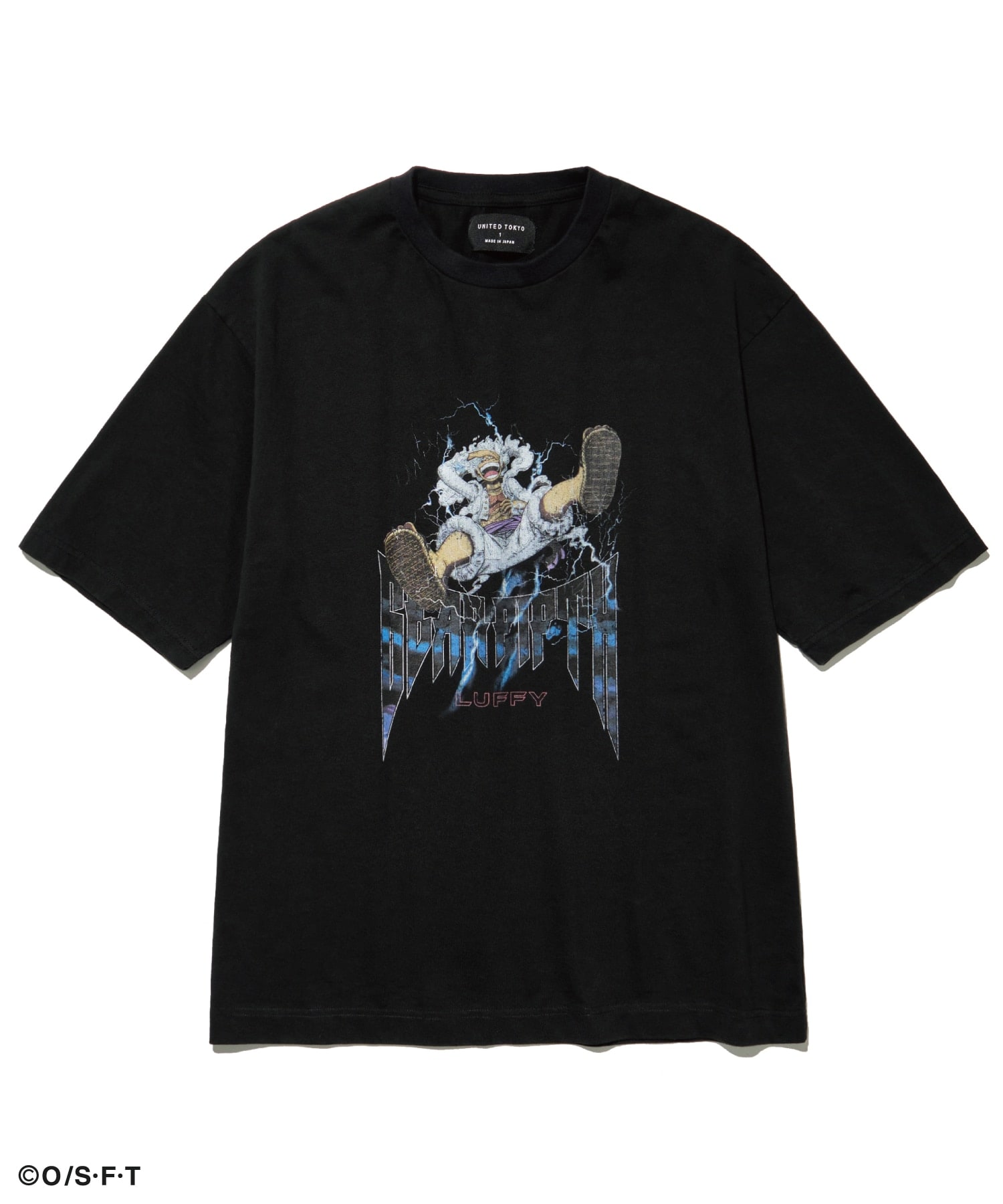 ワンピース ギア5 ルフィ×カイドウ バンドTシャツとのコラボレーションTシャツ