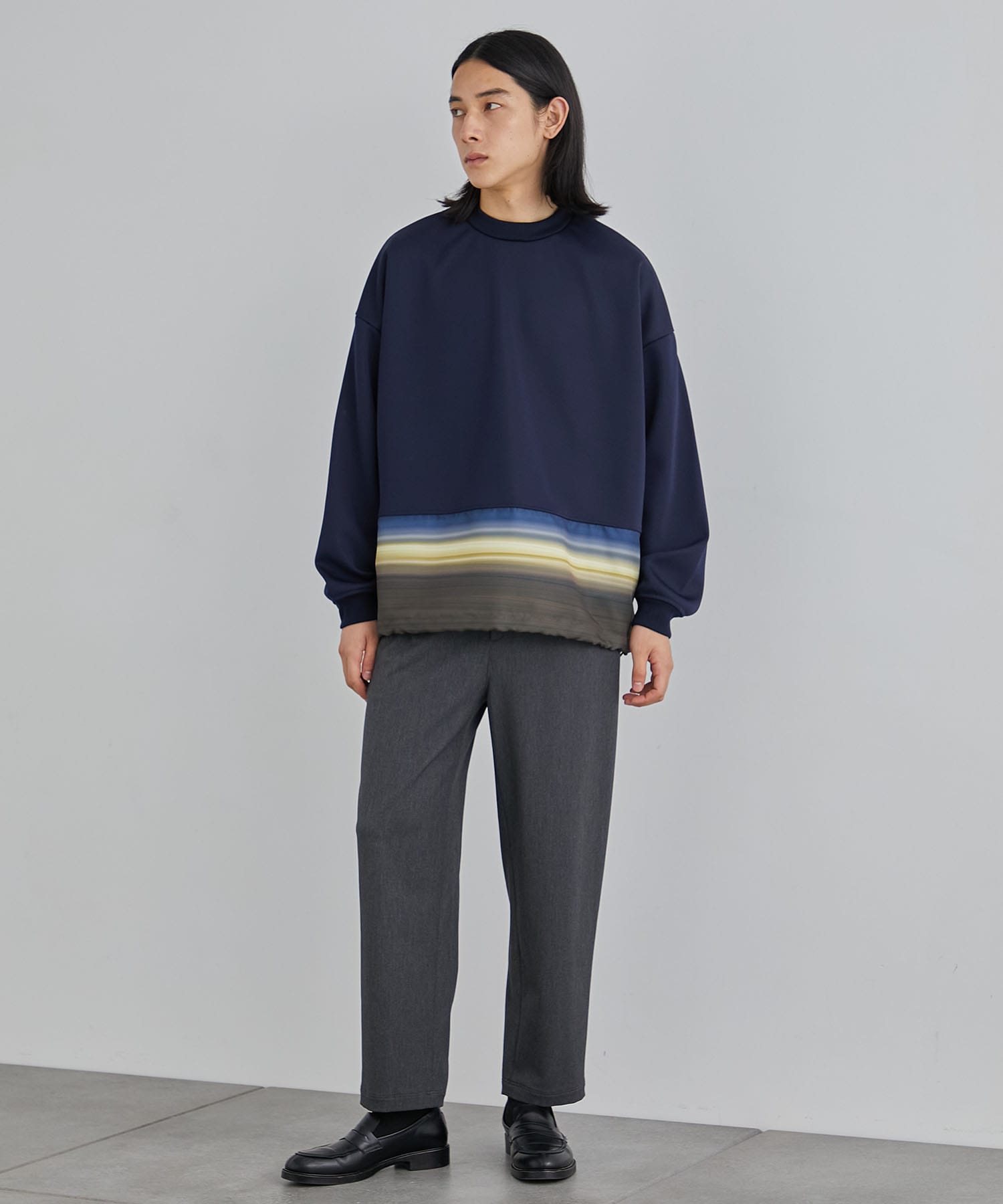 グラデーションコンビロンTee