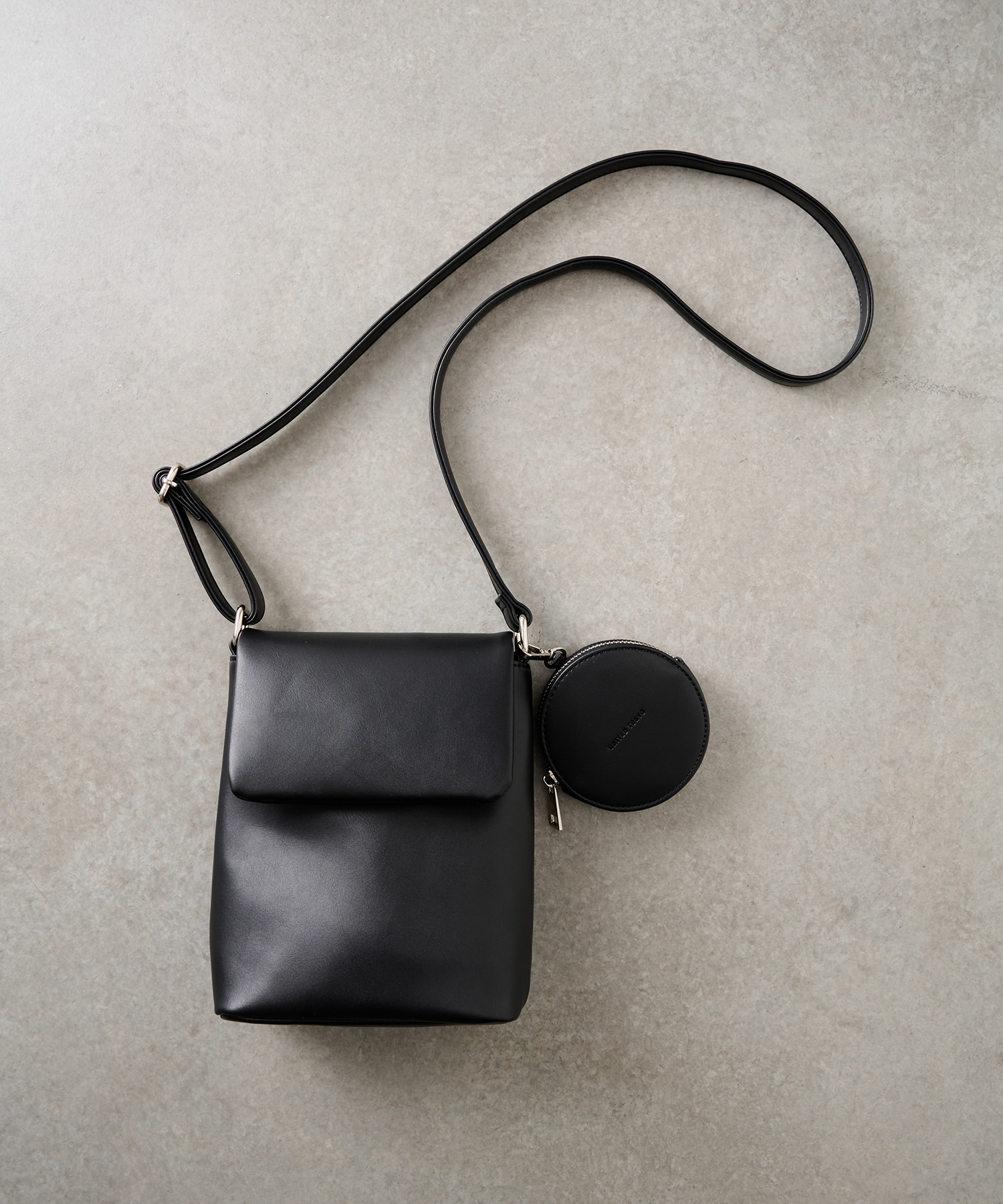 LEATHER SHOULDER MINI BAG