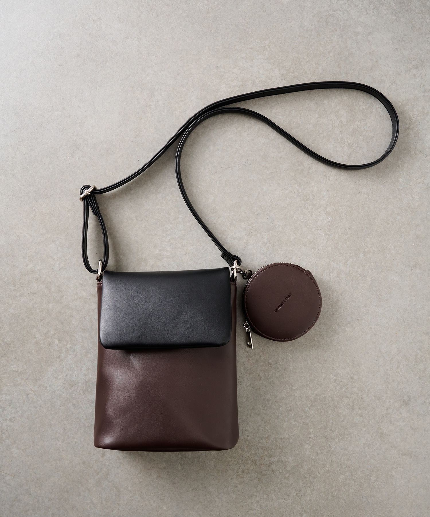 LEATHER SHOULDER MINI BAG