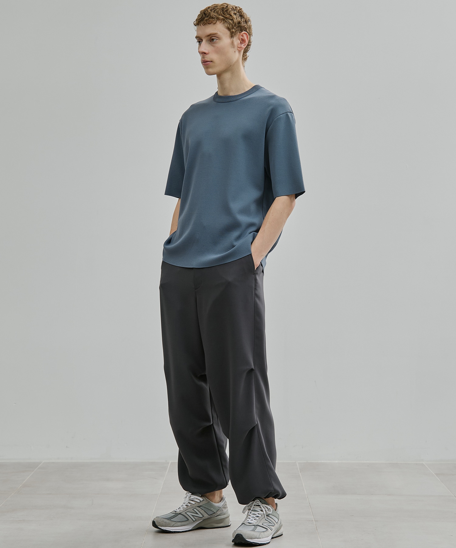 18G サーブルストレッチクルーネックTee