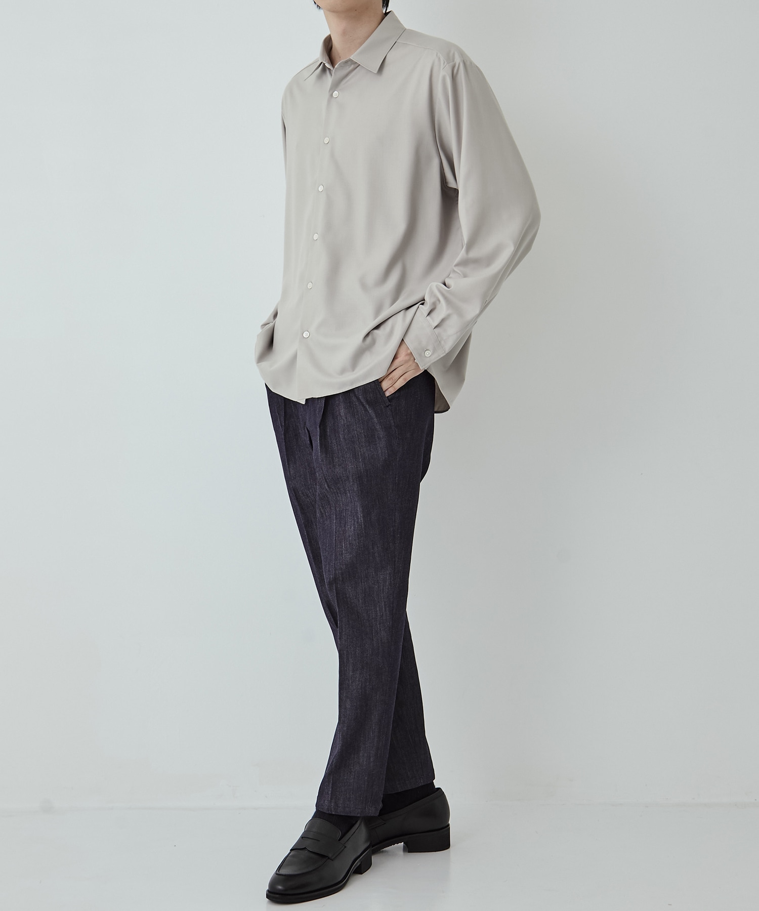 【再入荷】DRY RAYON  リラックスシャツ