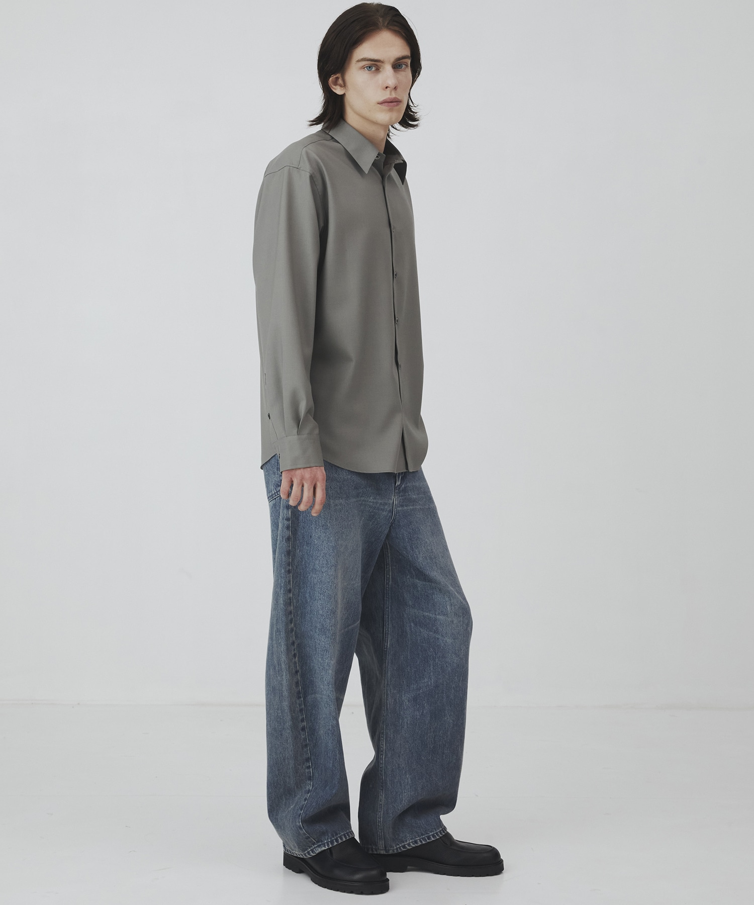 〈2026SS〉SUPER 120's TECH WOOL シャツ