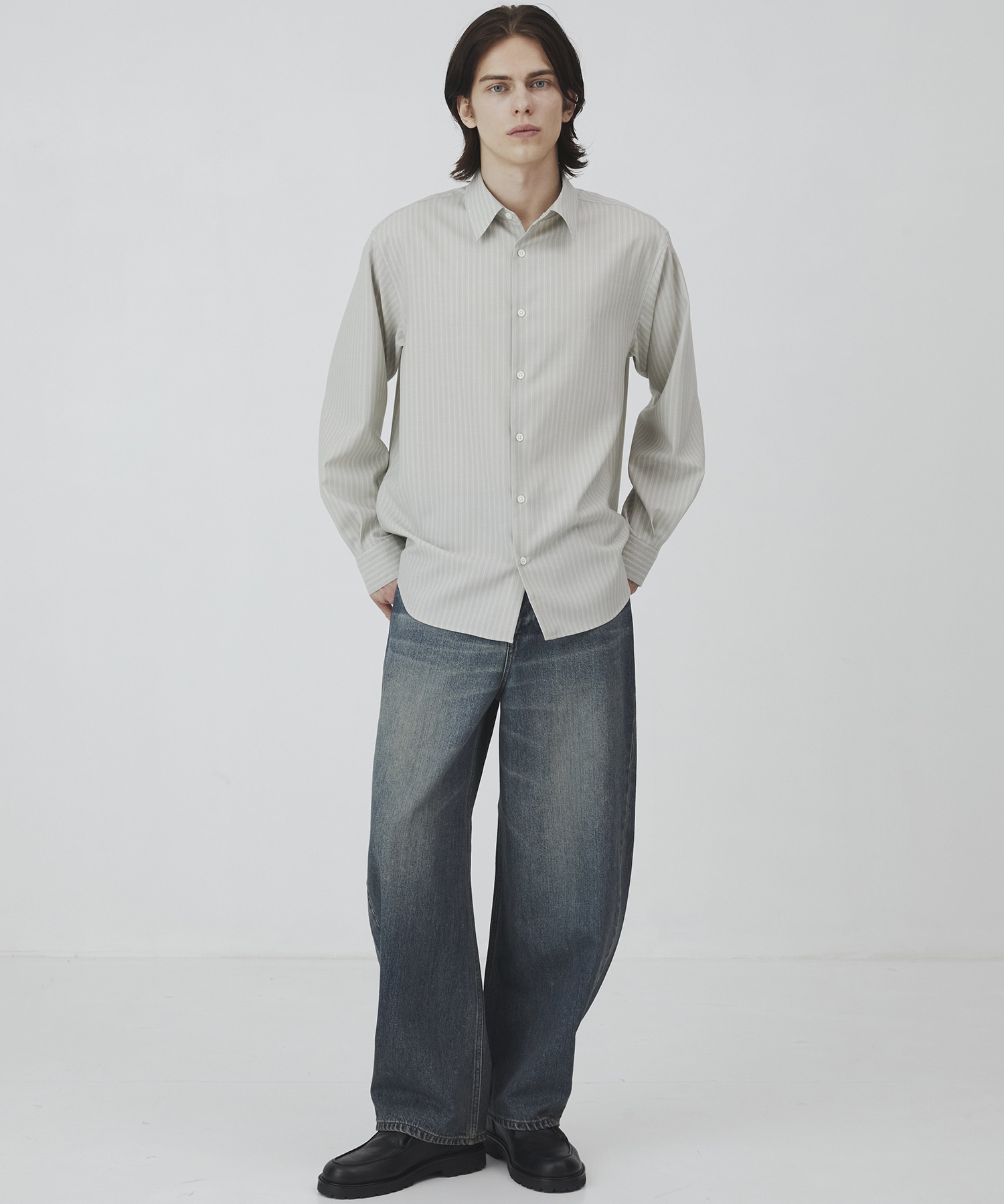 〈2026SS〉SUPER 120's TECH WOOL シャツ