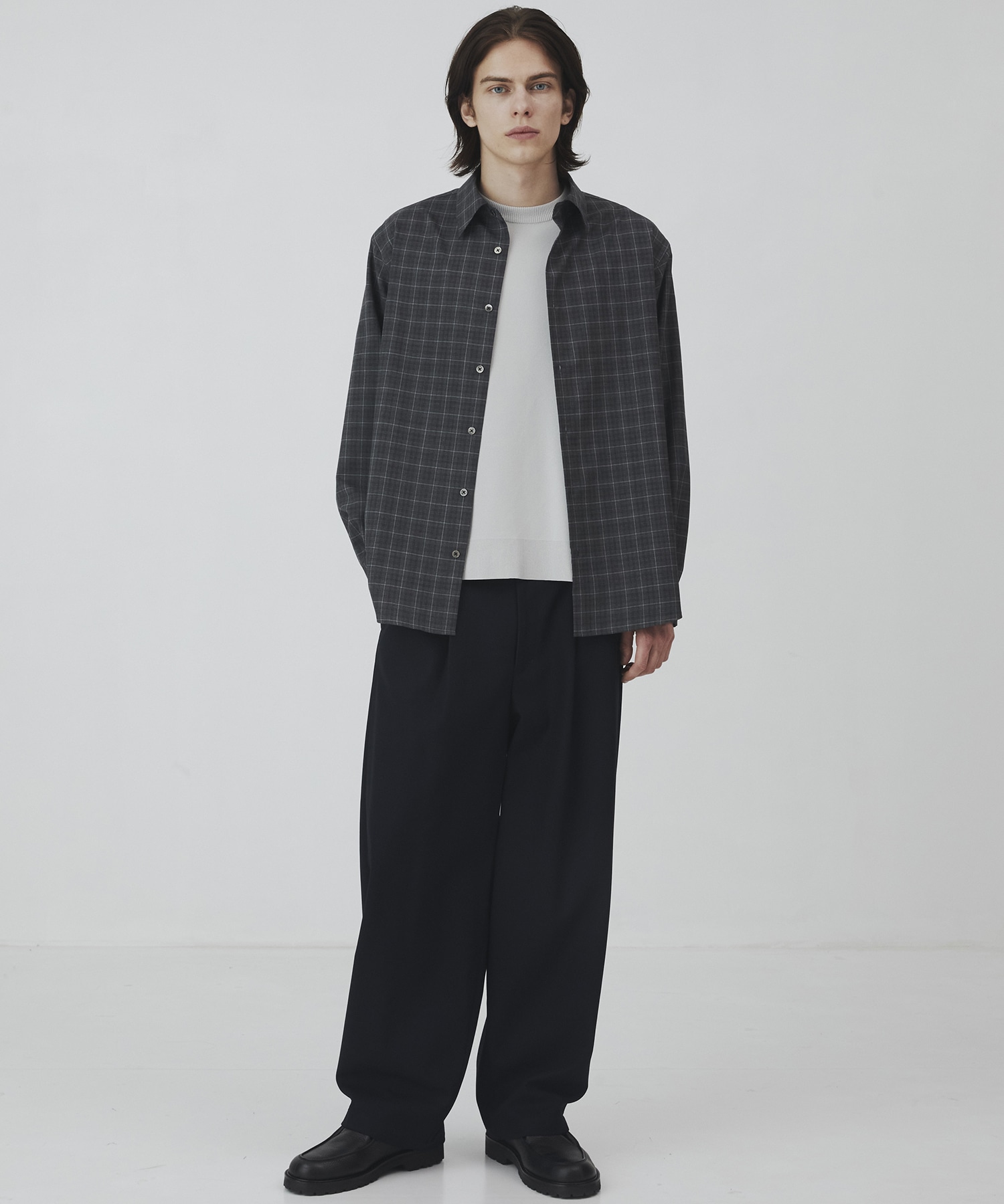 〈2026SS〉SUPER 120's TECH WOOL シャツ