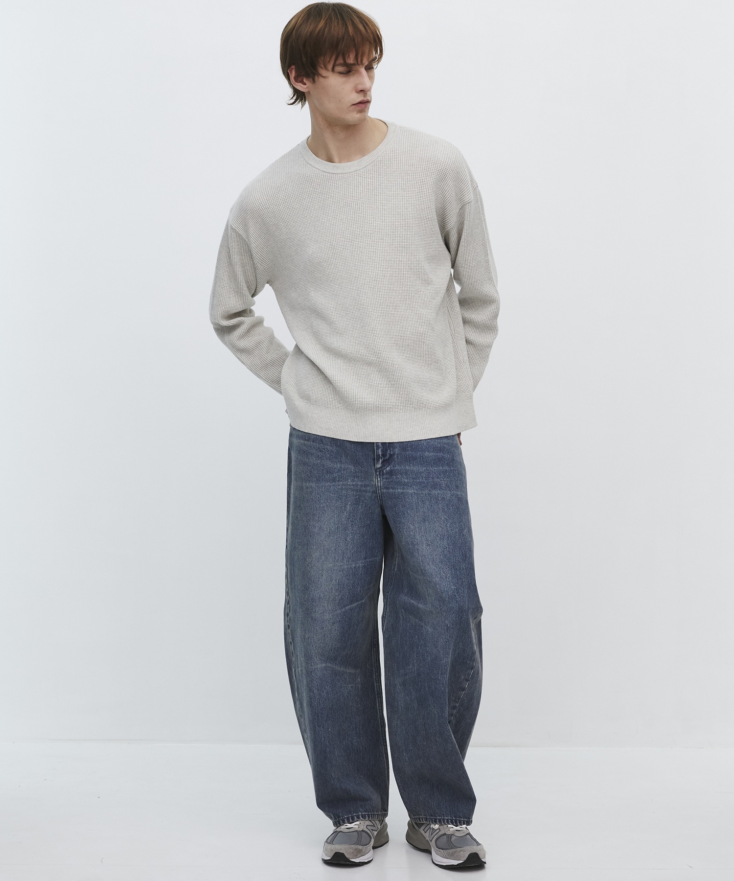 〈2026SS|残りわずか|再入荷なし〉COTTON CASHMERE ワッフルニット
