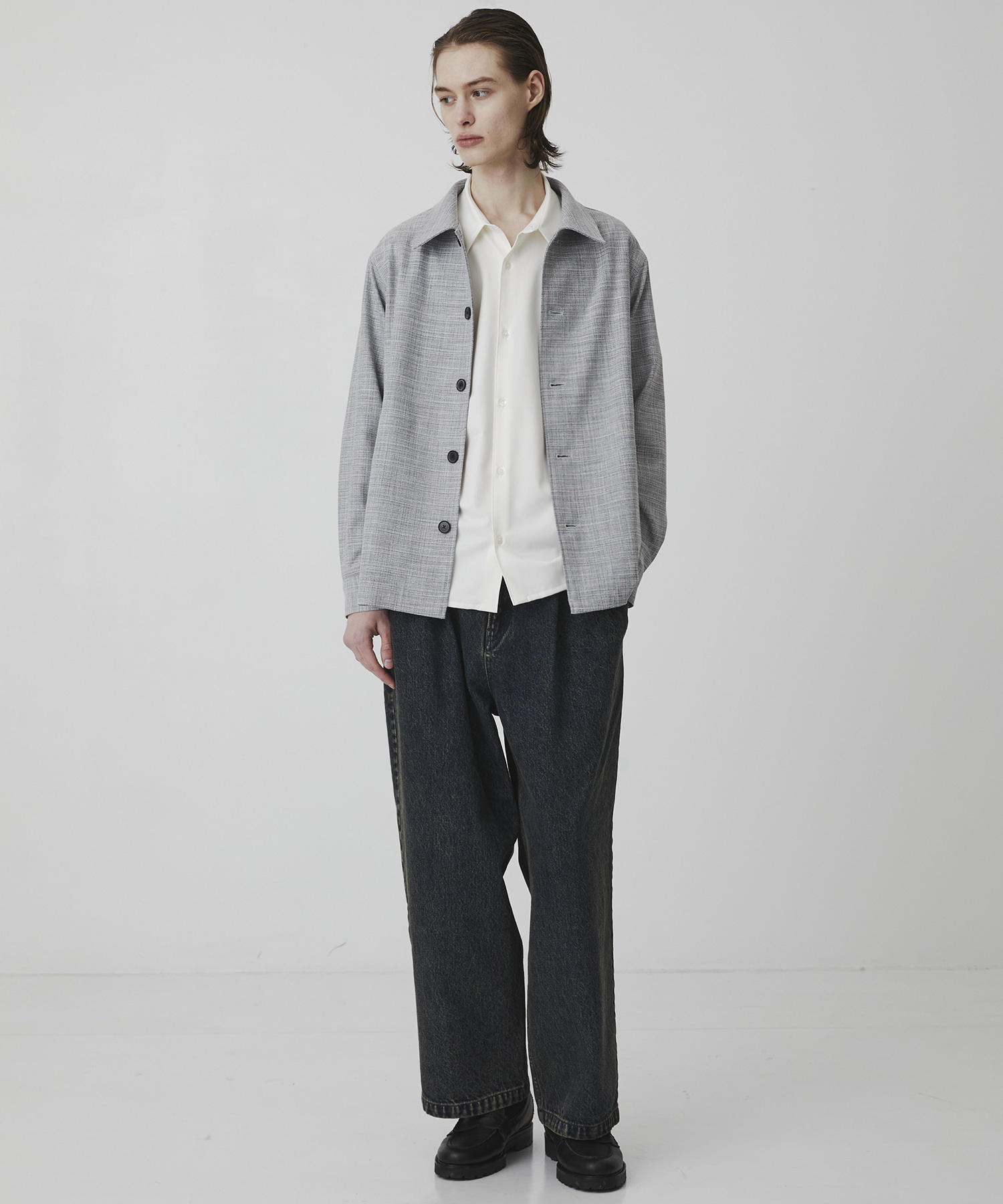 〈2026SS｜WEB先行販売〉オーバーダイデニム バギースラックス