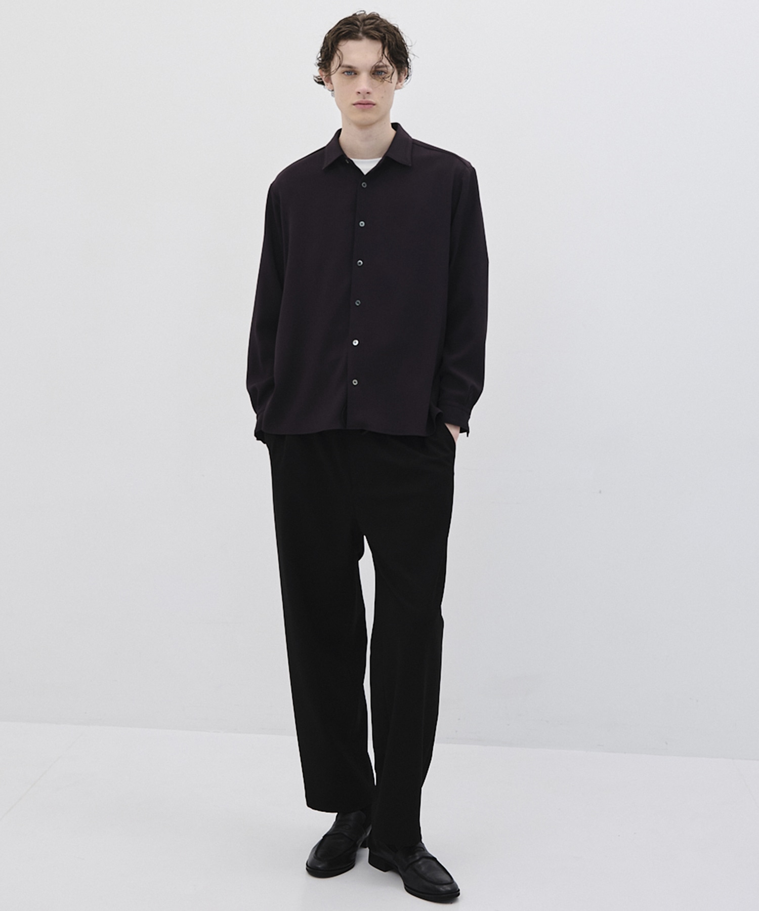 COLD DRY PLEATS ロングスリーブシャツ