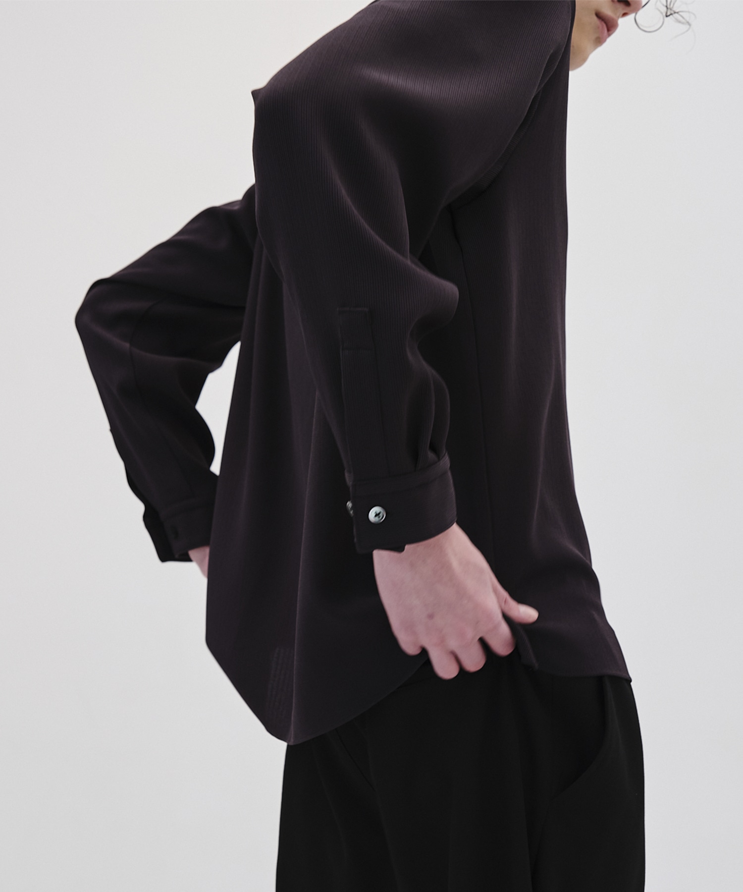 COLD DRY PLEATS ロングスリーブシャツ