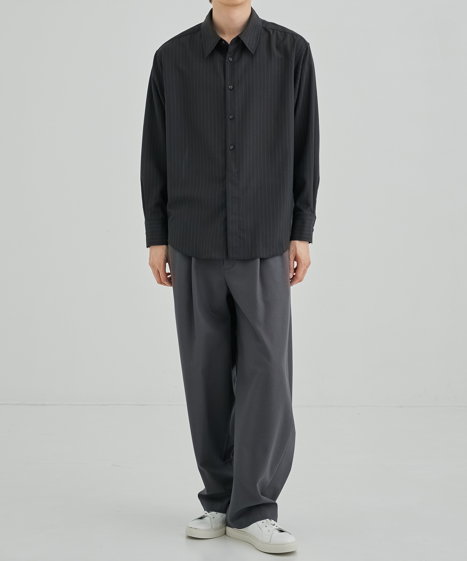 SUMMER WOOL ロングスリーブシャツ