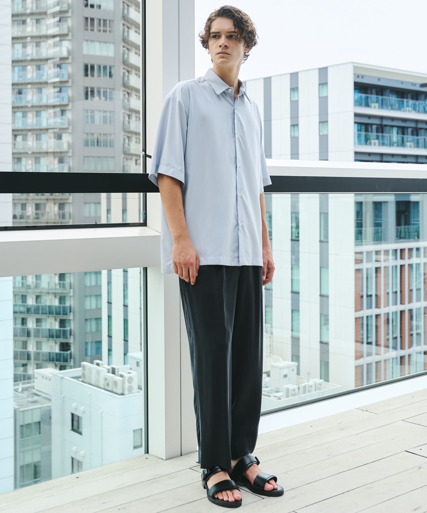 〈一部店舗限定〉DRY RAYON  ショートスリーブシャツ
