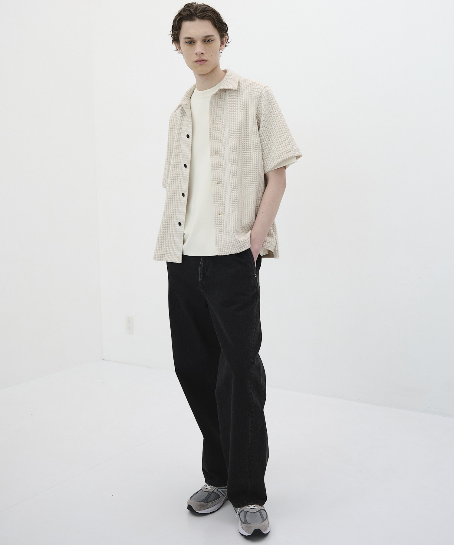 【再入荷】ラッセルツイードシャツ S/S
