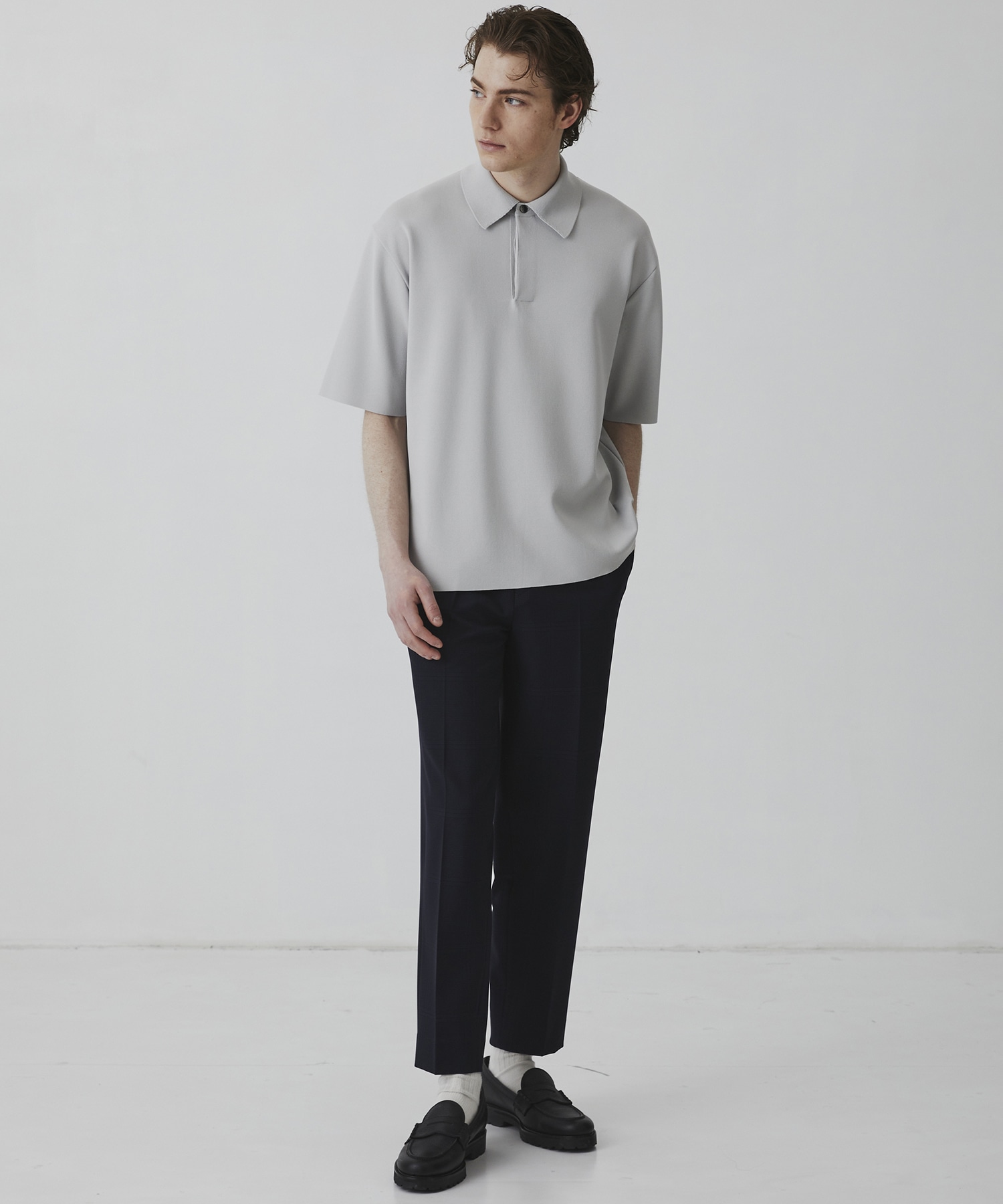 〈WEB限定｜先行予約〉18G サーブルストレッチポロ