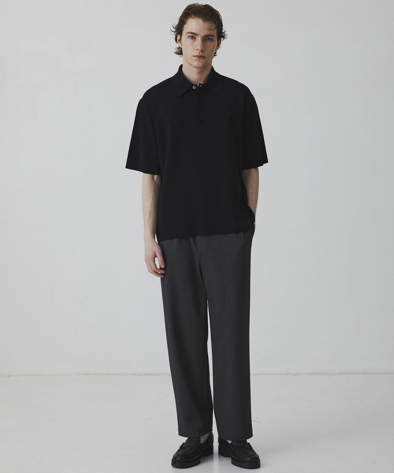 〈WEB限定｜先行予約〉18G サーブルストレッチポロ