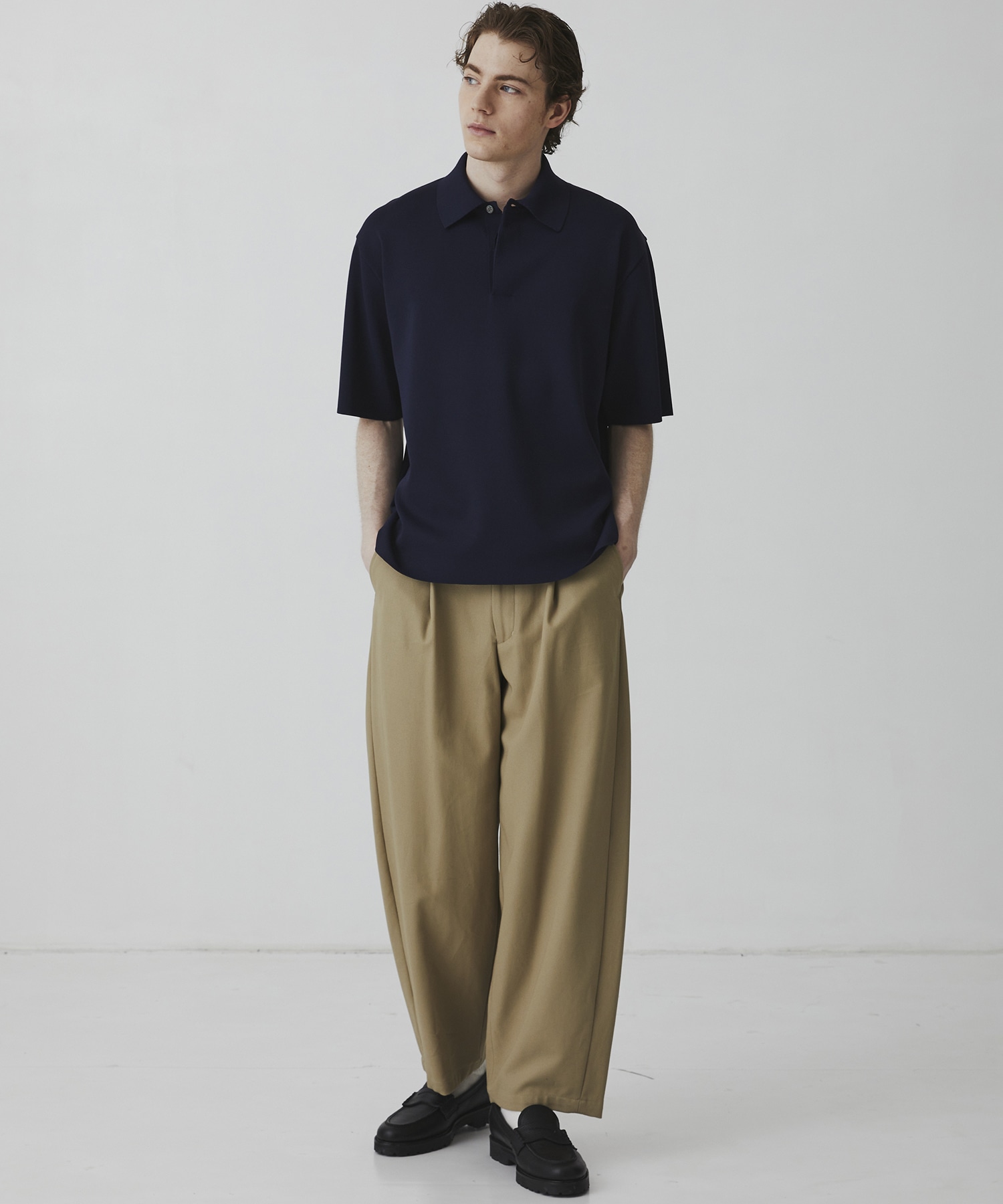 〈WEB限定｜先行予約〉18G サーブルストレッチポロ