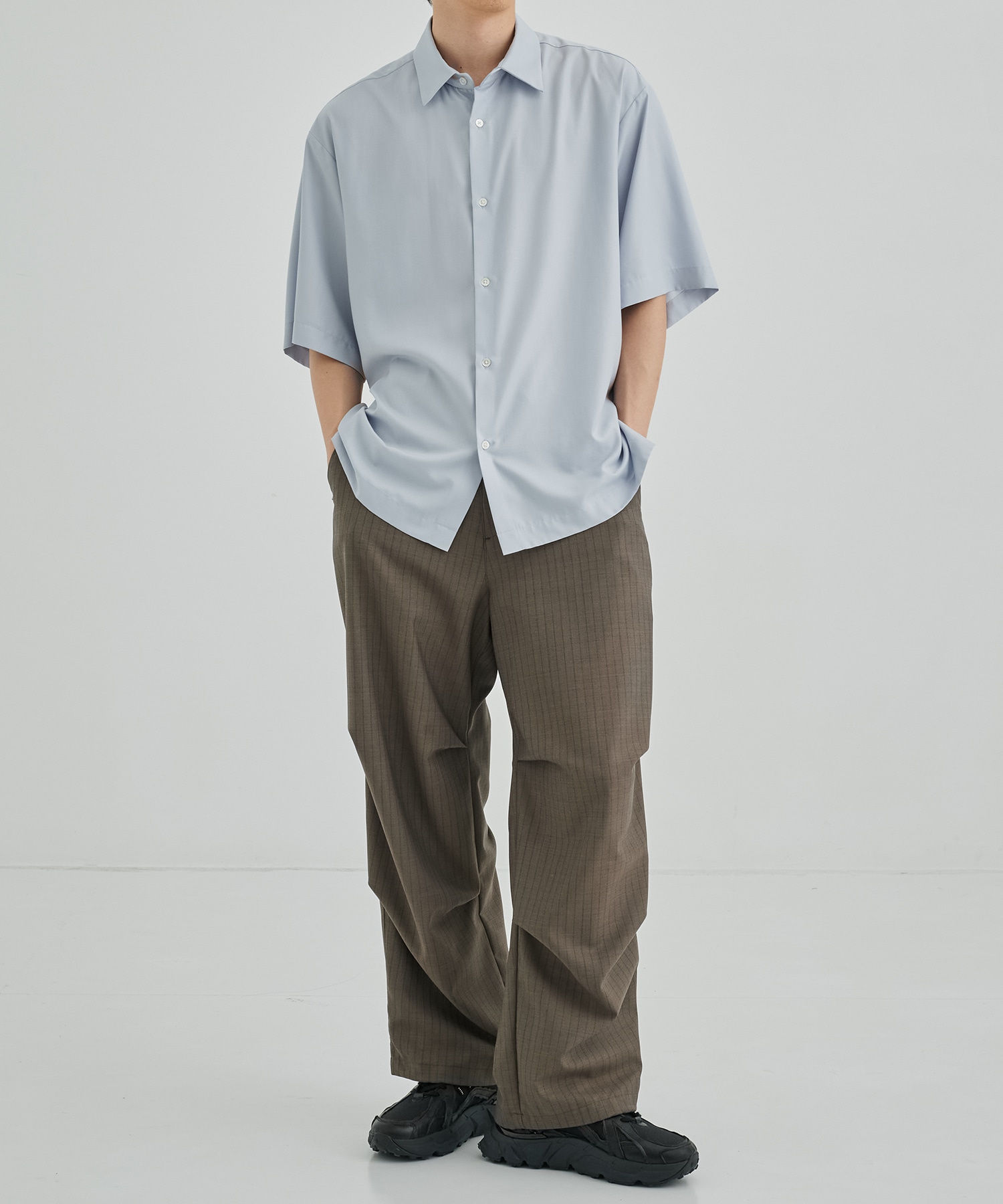 SUMMER WOOL パラシュートパンツ