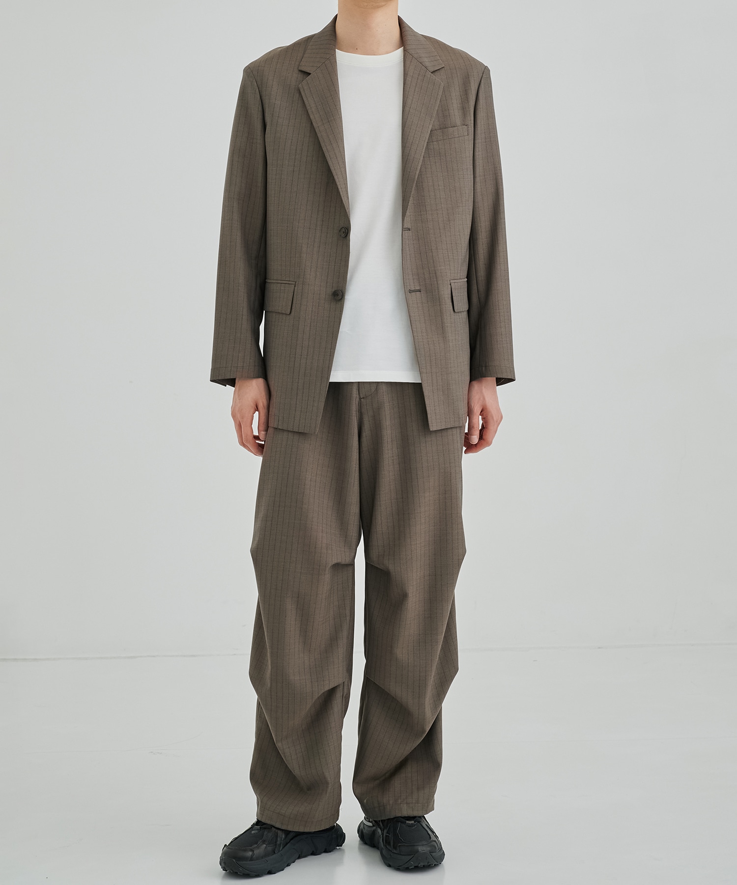 SUMMER WOOL シングルジャケット