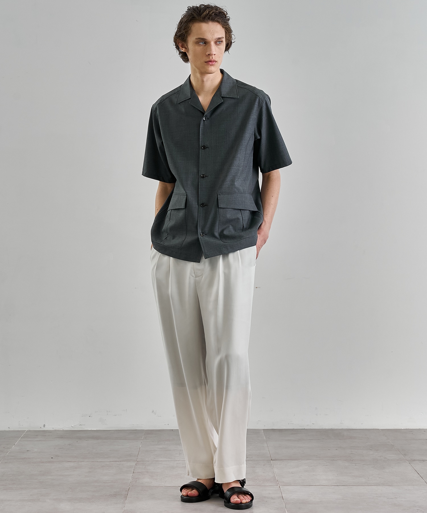 SCHONHERR WOOL ファティーグシャツ
