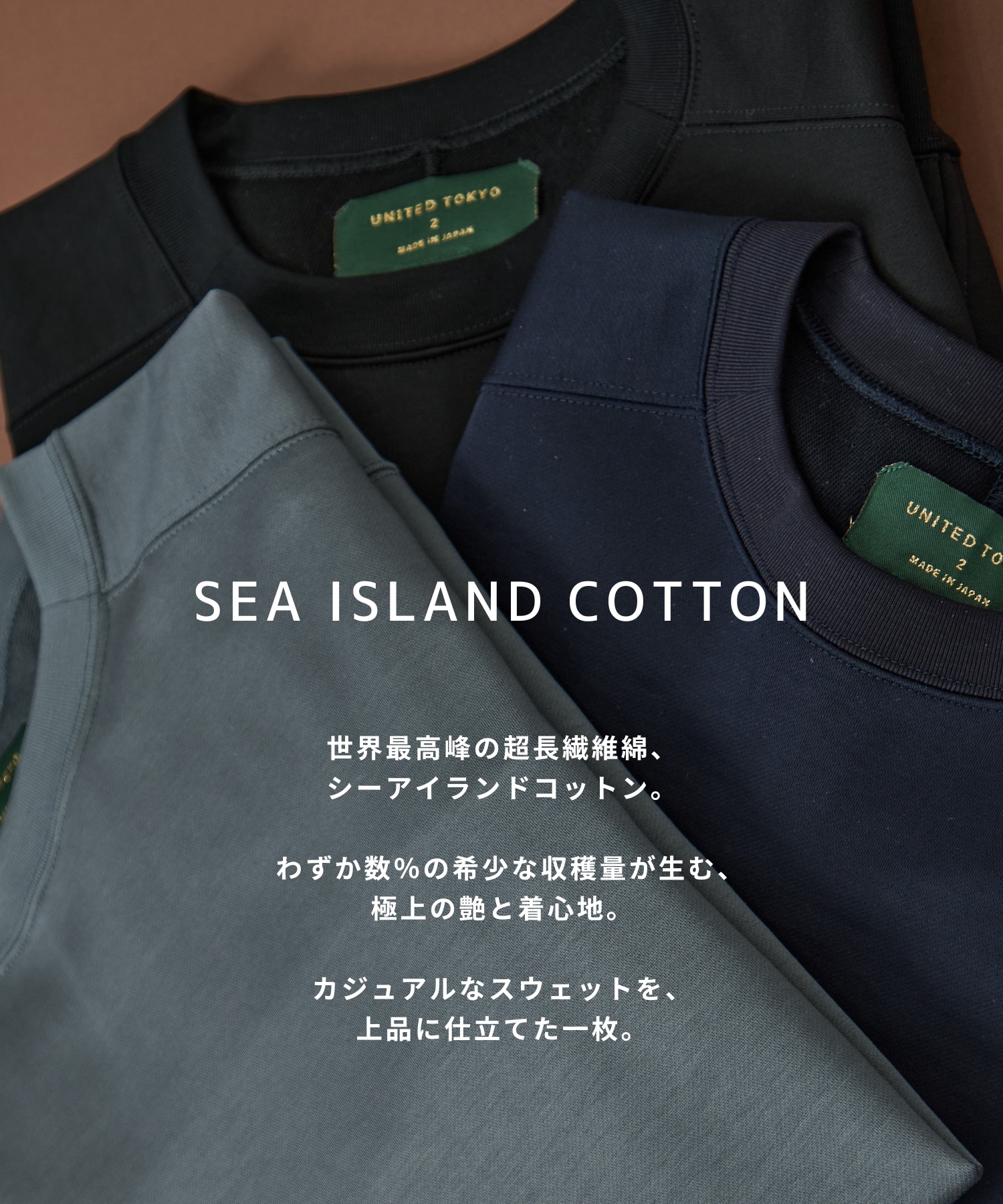SEA ISLAND COTTON SWEAT