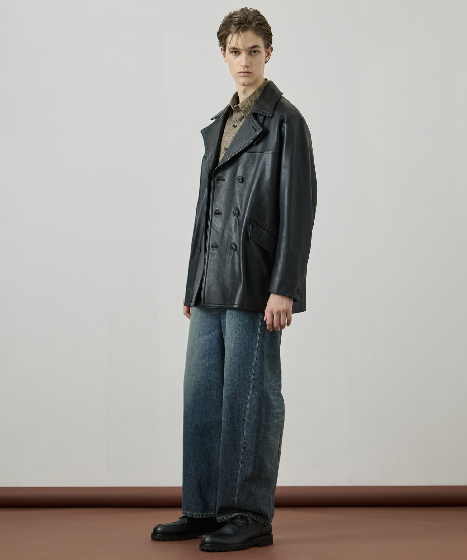 オーバーダイバレルデニムパンツ